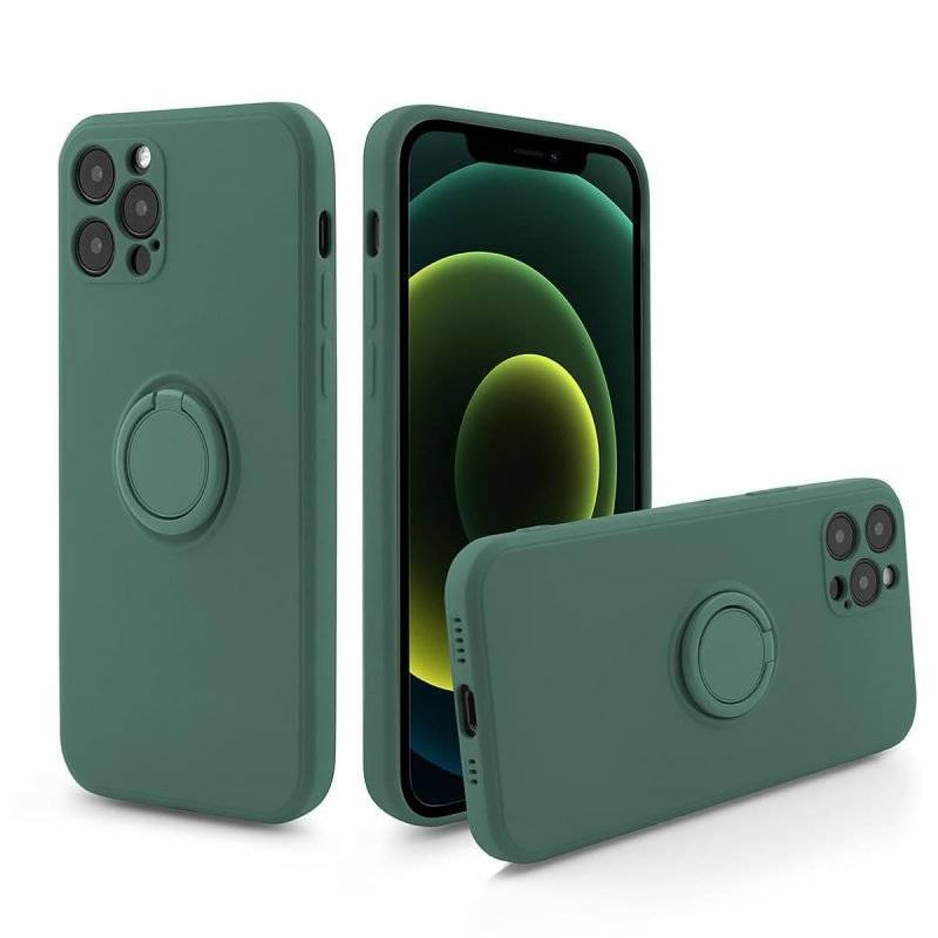 

Etui SAMSUNG GALAXY A52 / A52S / A53 5G Silicone Ring zielone