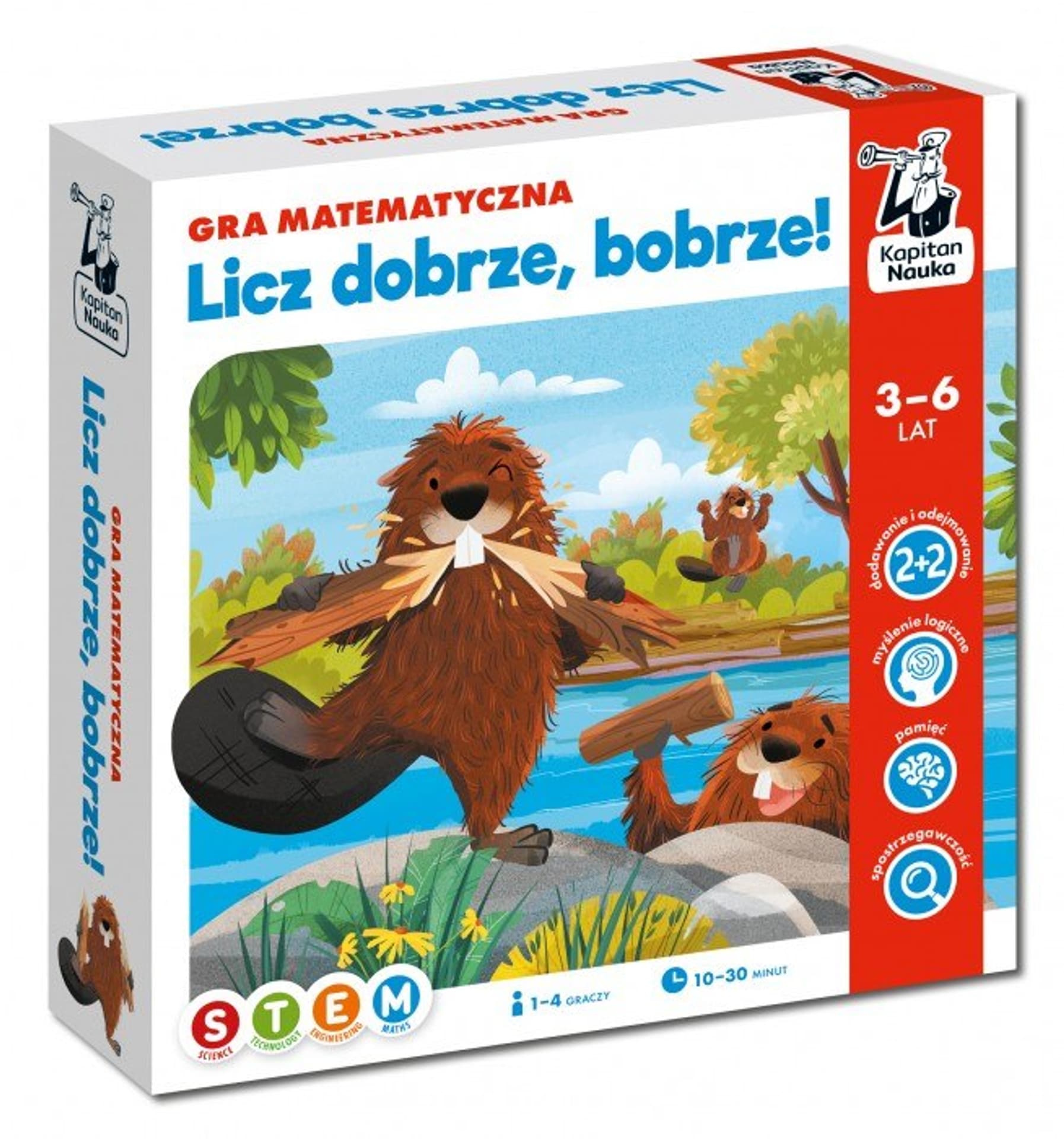 

Gra Edukacyjna "Licz dobrze bobrze!"