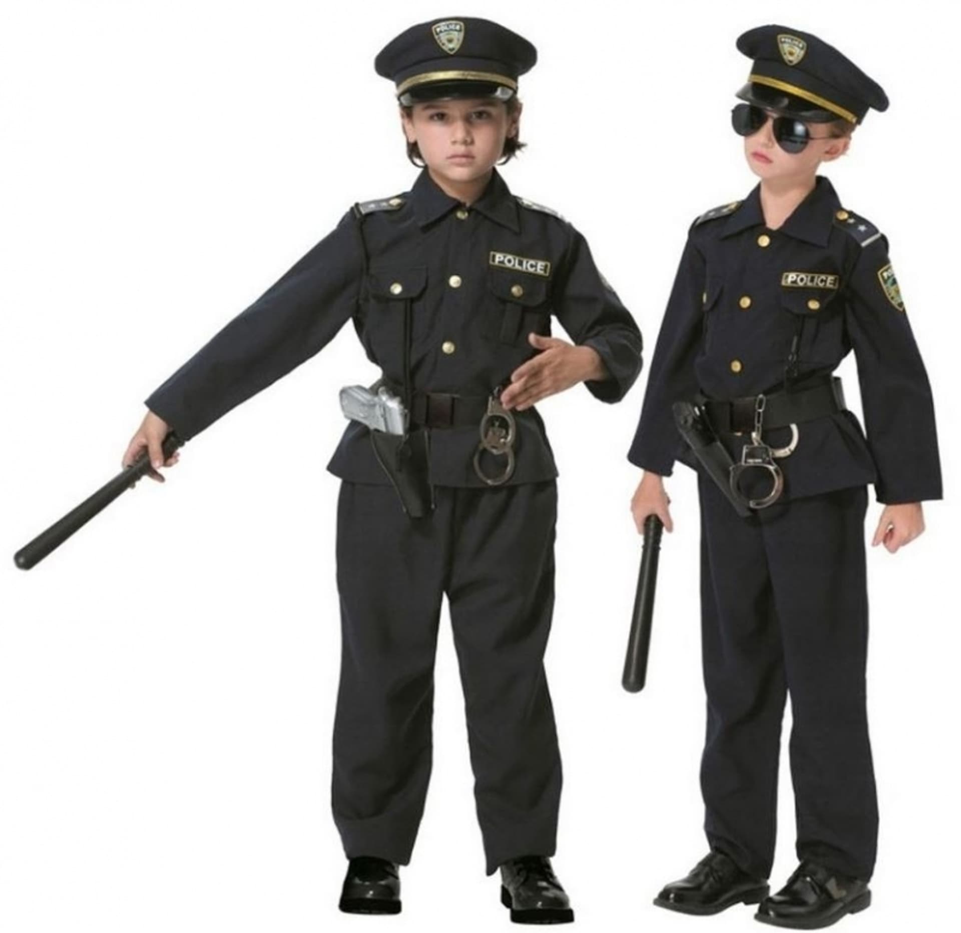

Strój karnawałowy Amerykański Policjant kajdanki 128