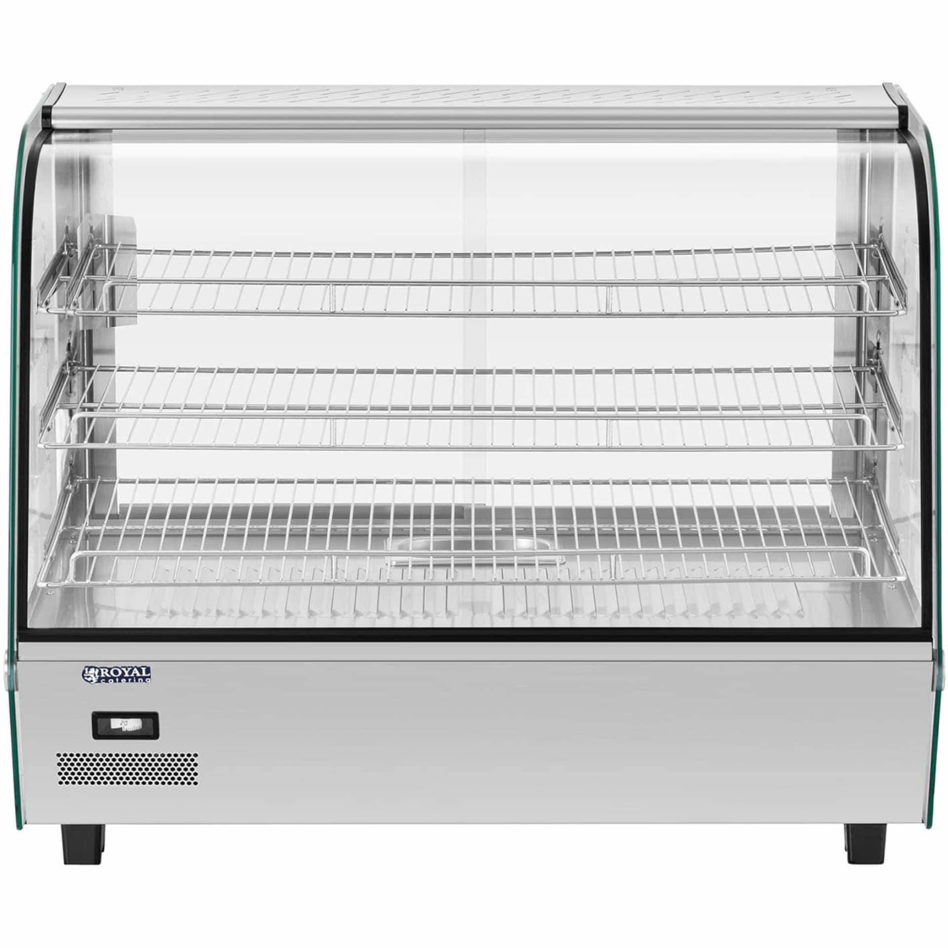 

Witryna grzewcza nastawna do prezentacji potraw 3 półki 1500 W 160 L