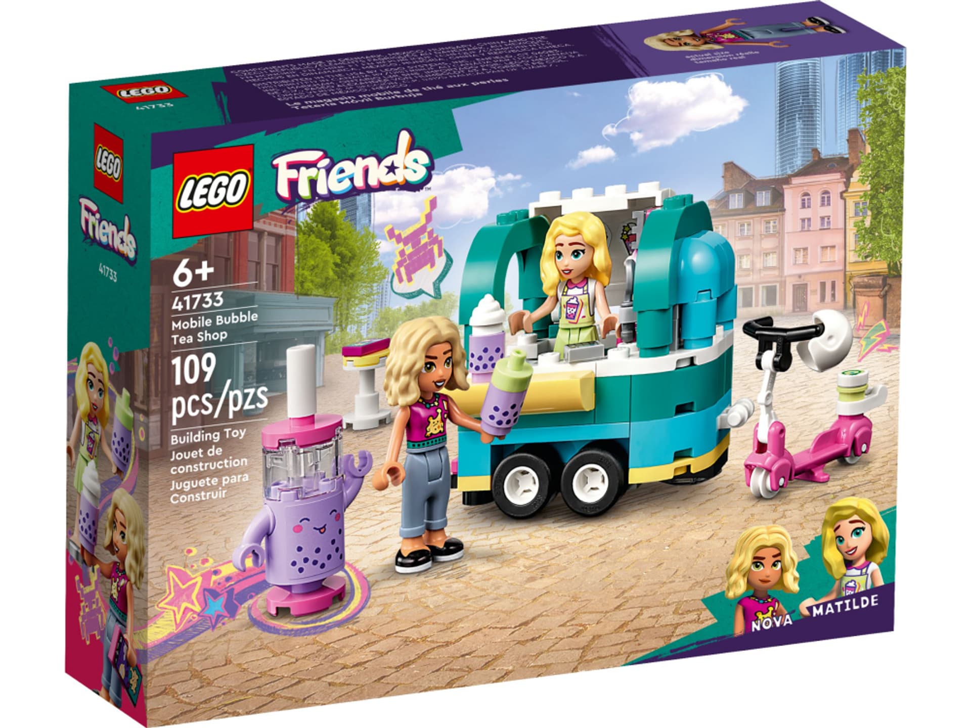 

LEGO Friends Mobilny sklep z bubble tea 41733