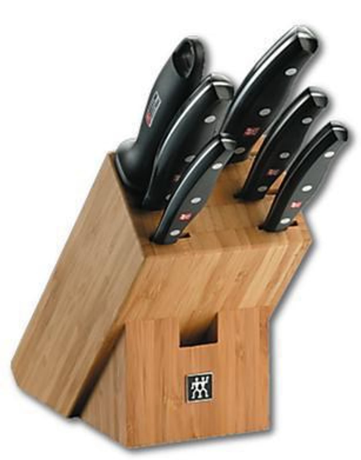 

Zestaw 5 noży w bloku bambusowym ZWILLING TWIN Pollux 30756-200-0