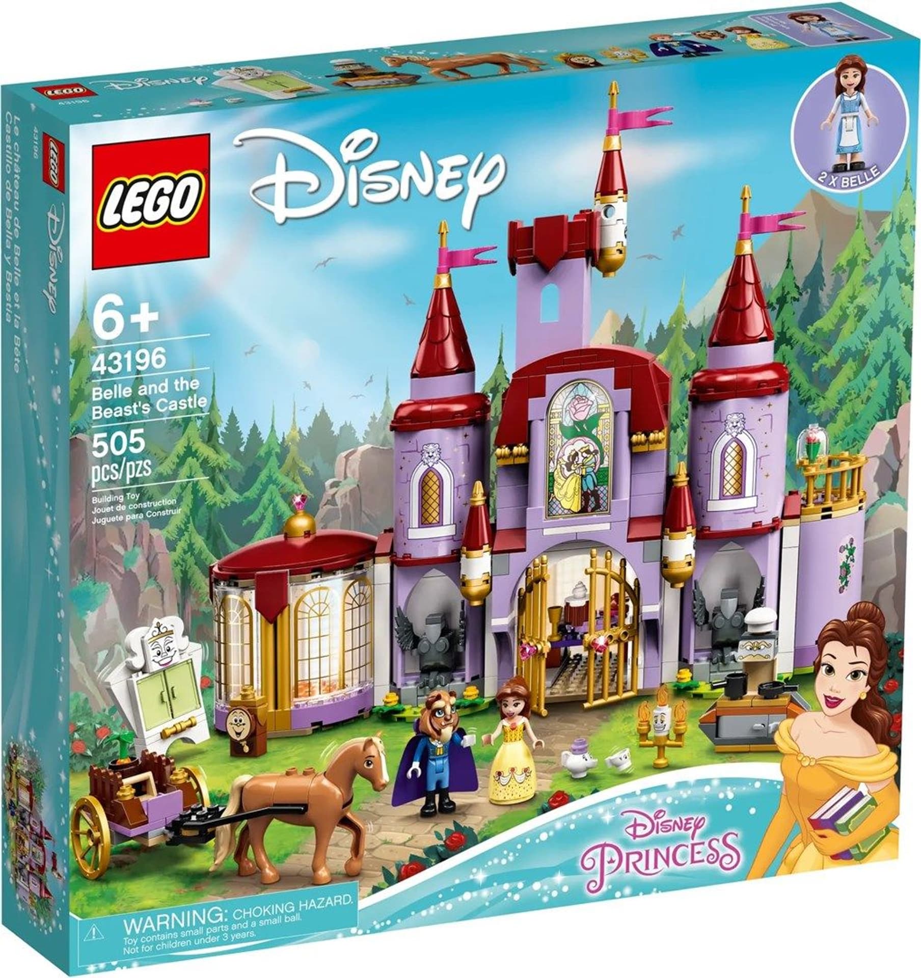 

LEGO 43196 DISNEY PRINCESS Zamek Belli i Bestii p4