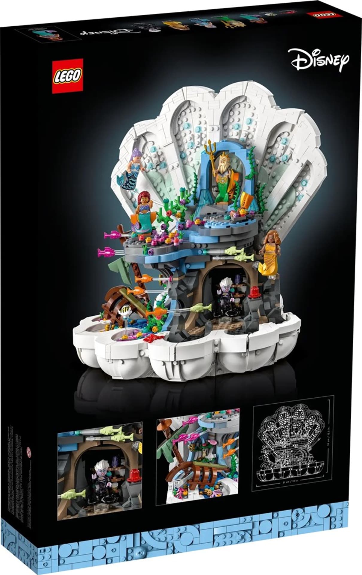 

LEGO Disney 43225 Królewska muszla Małej Syrenki