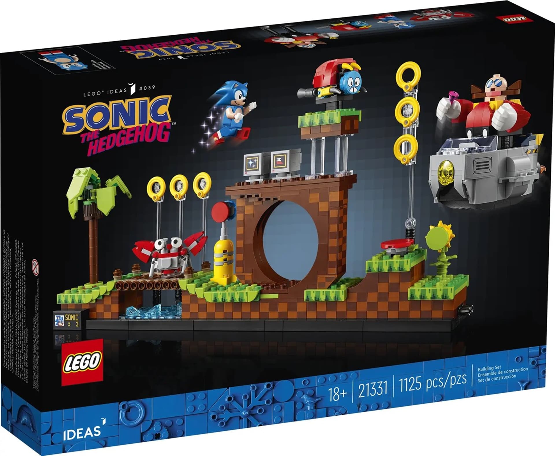 

LEGO Ideas 21331 Sonic the Hedgehog - Strefa Zielonego Wzgórza