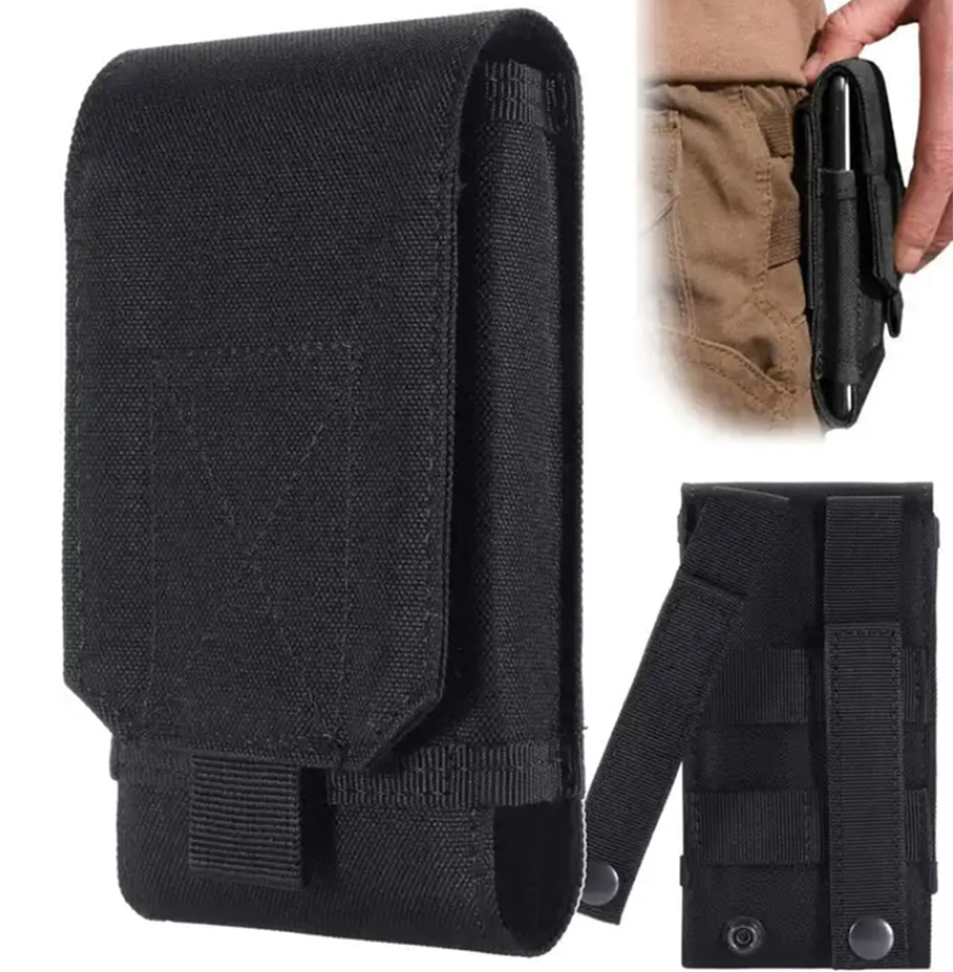 

BQ74 Etui futerał do paska czarne