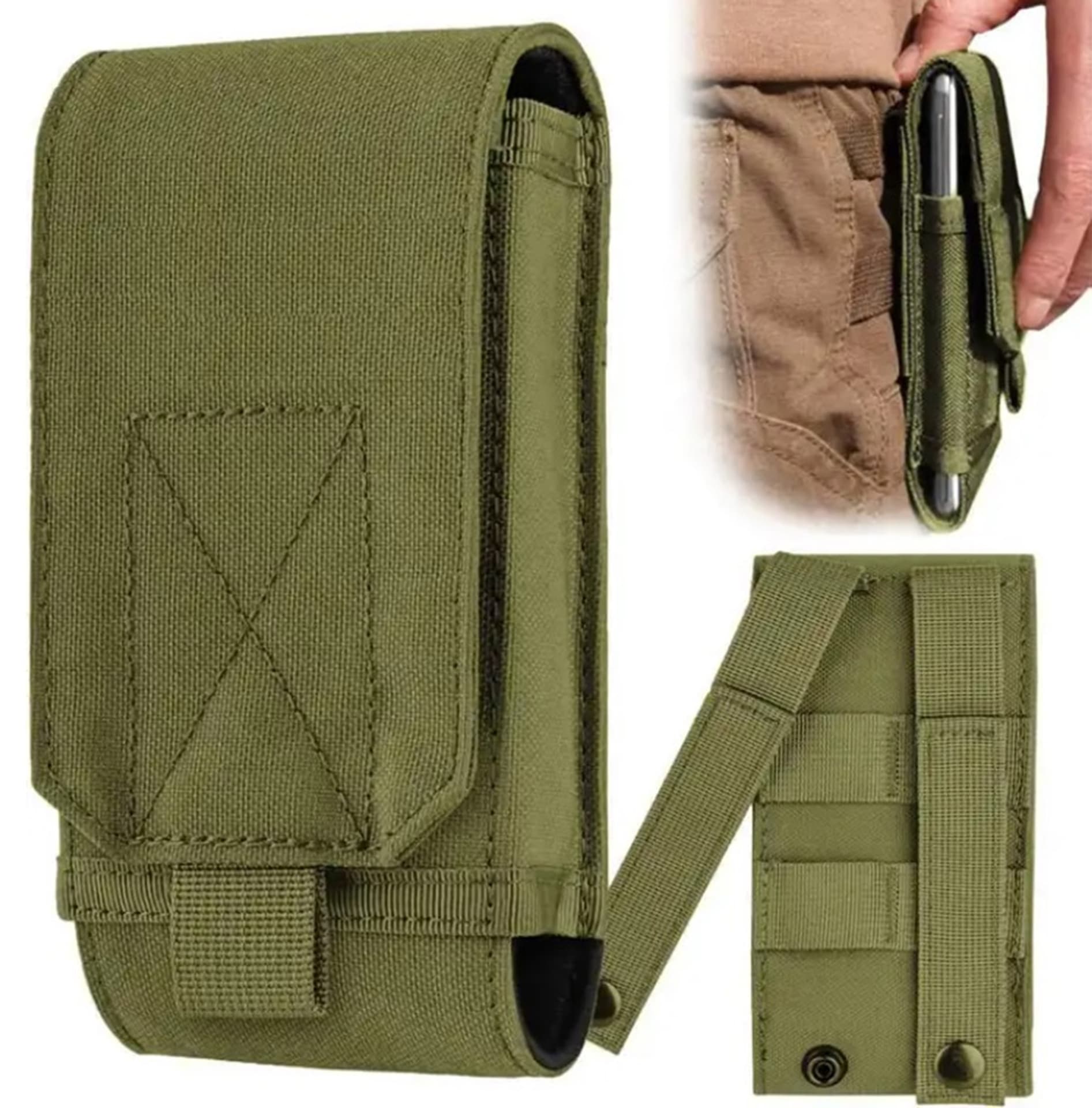 

BQ74A Etui futerał do paska zielone