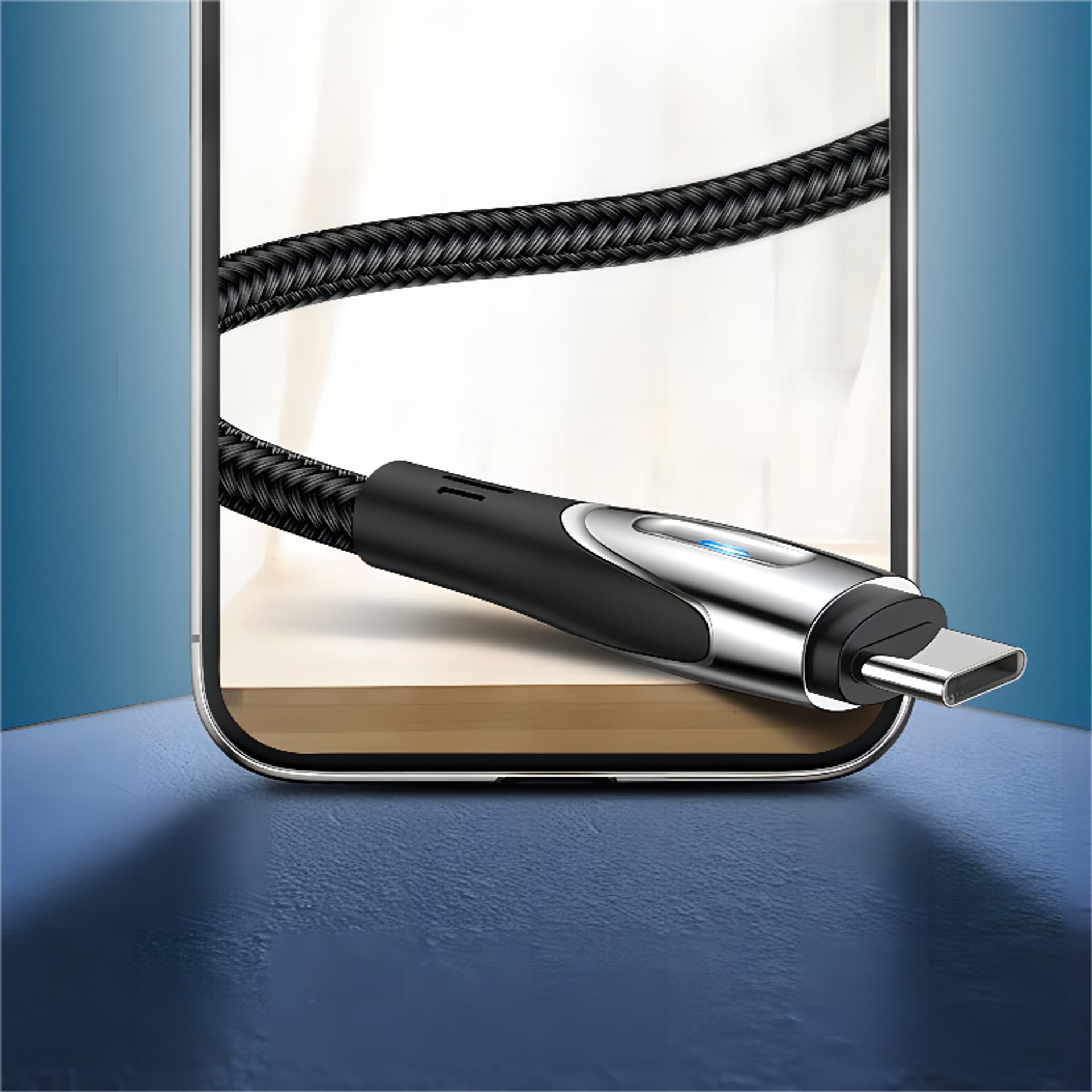 

Joyroom Sharp Series kabel do szybkiego ładowania USB-A - USB-C 3A 3m czarny (S-M411)