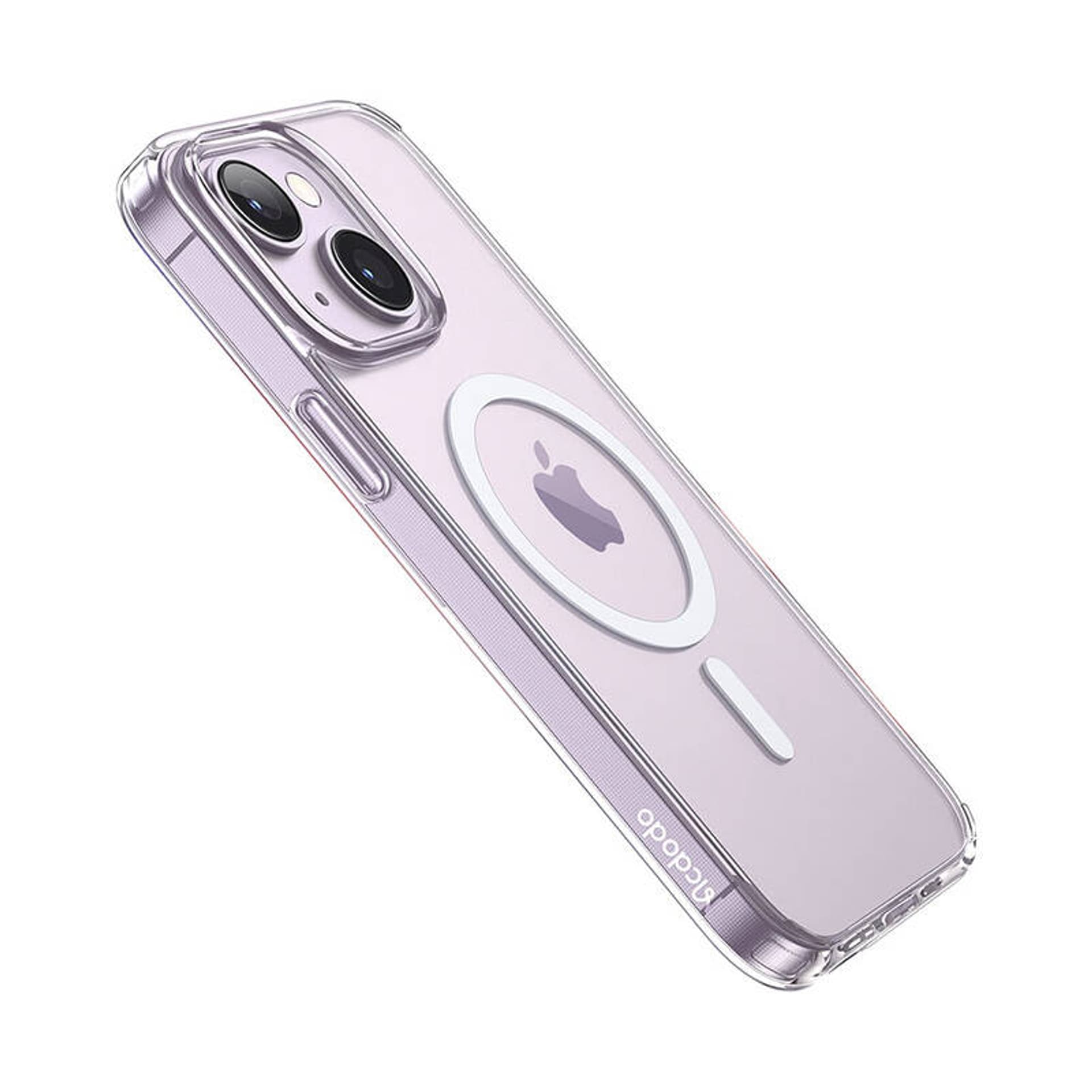 

Etui McDodo Magnetic do iPhone 15 Plus (Przeźroczyste)