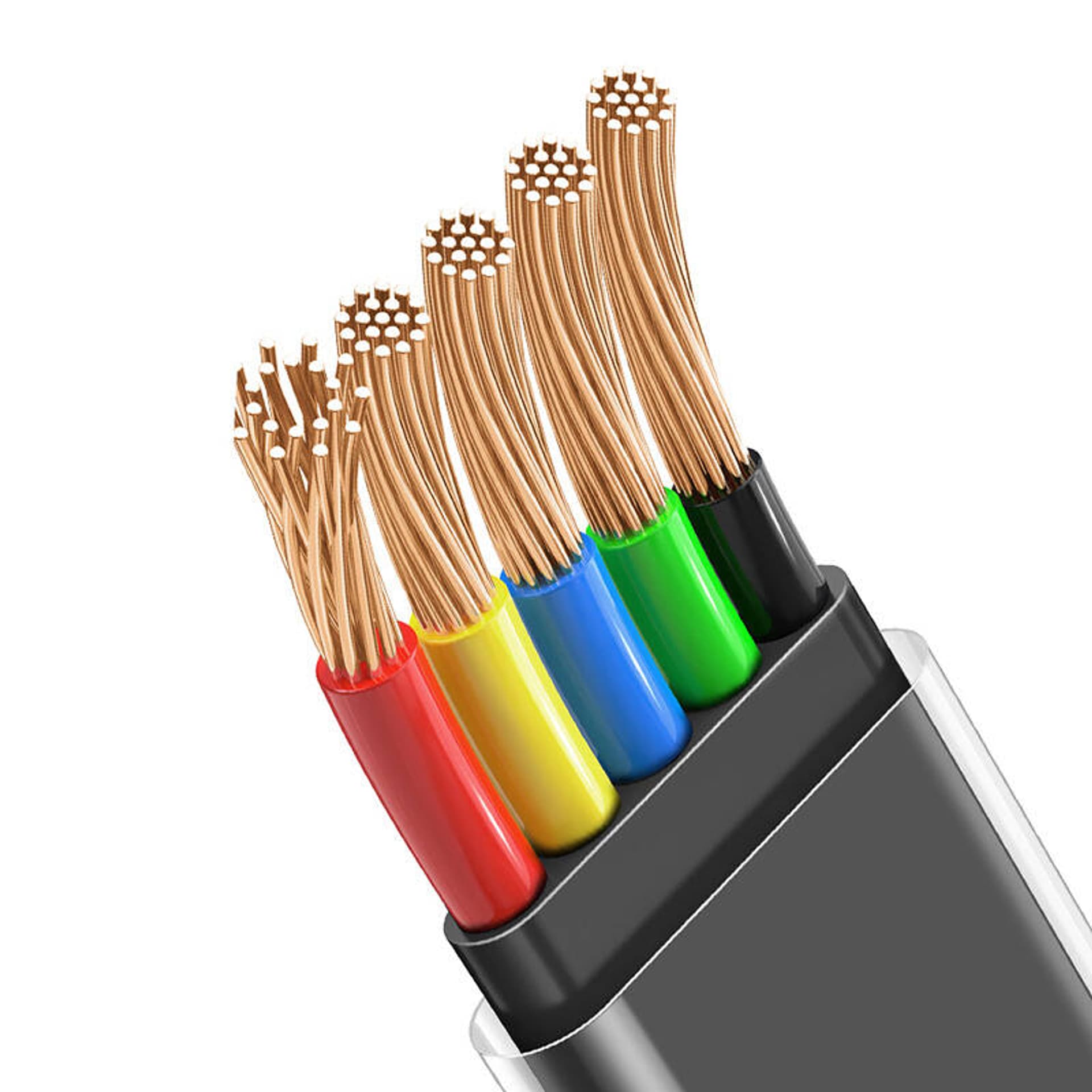 

Kabel USB-C do USB-C Mcdodo CA-3423 90 stopni 1.8m z LED (czarny)