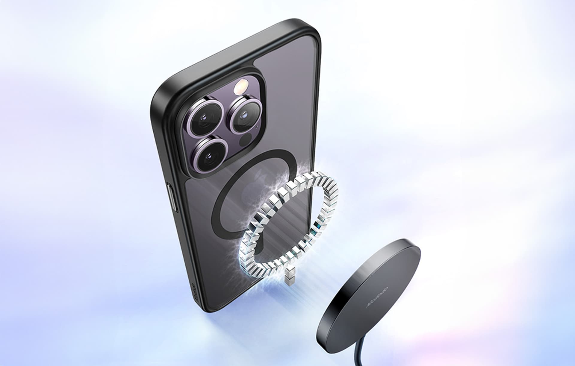 

Etui McDodo Magnetic do iPhone 15 Plus (czarny)