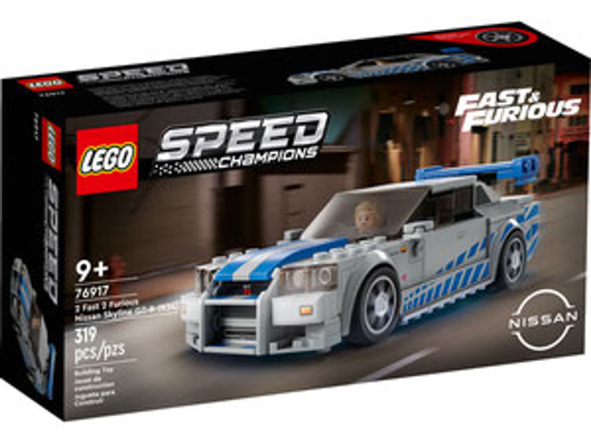 

LEGO Speed Champions Nissan Skyline GT-R (R34) z filmu „Za szybcy, za wściekli” 76917, R34) z filmu „za szybcy/za wściekli” 7691