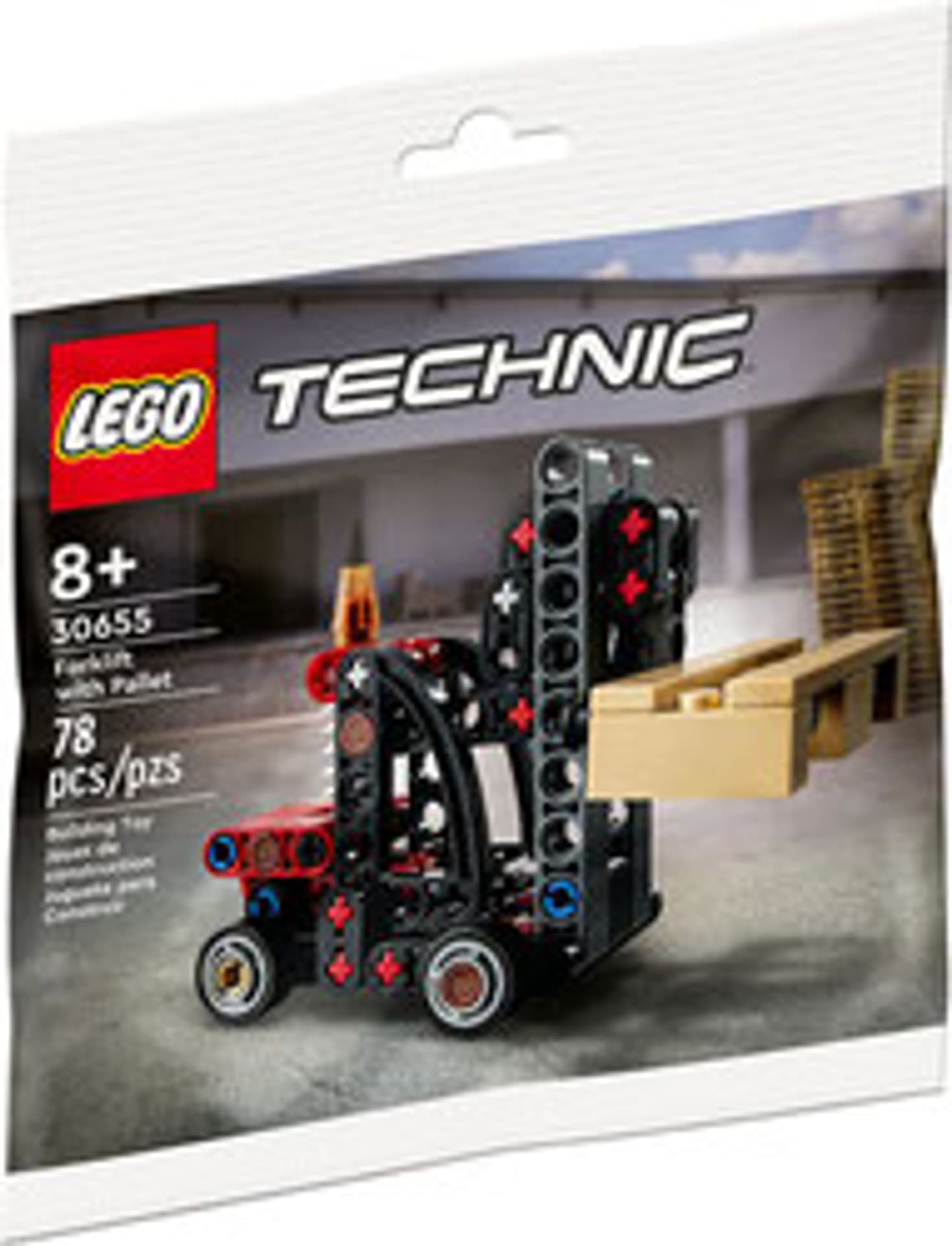 

LEGO Technic Wózek widłowy z paletą 30655