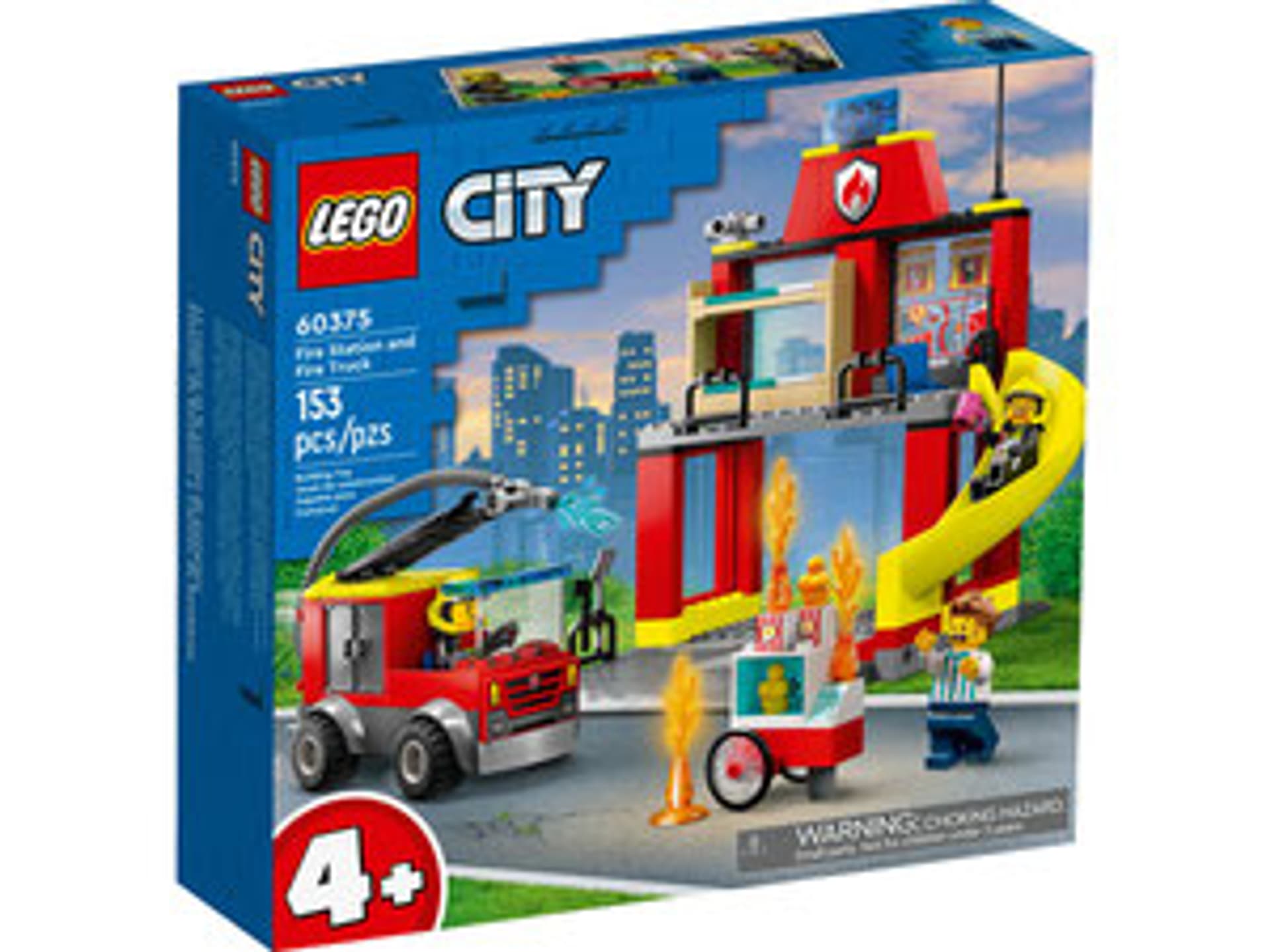 

LEGO City Remiza strażacka i wóz strażacki 60375