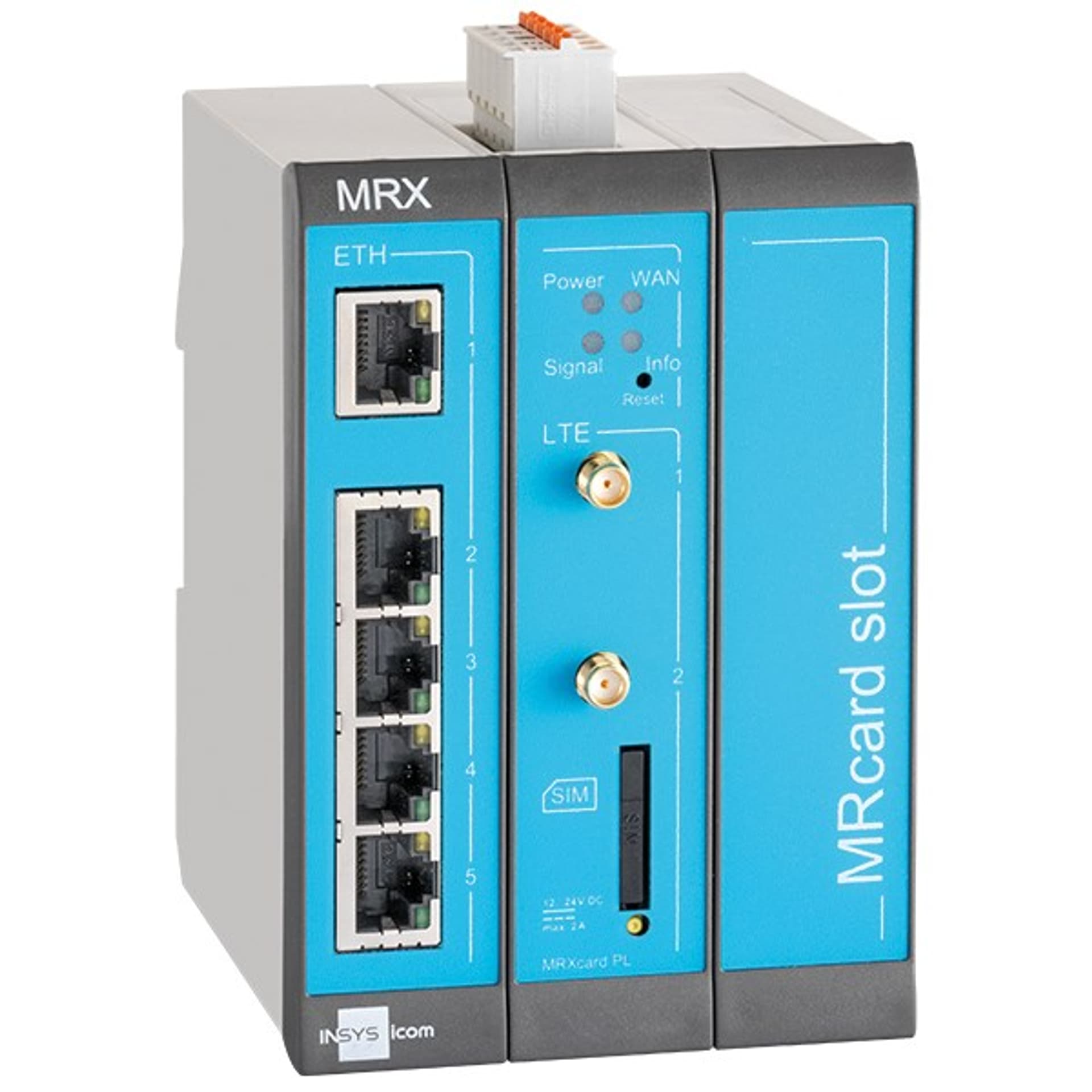 

INSYS icom MRX3 LTE, modułowy router komórkowy 4G