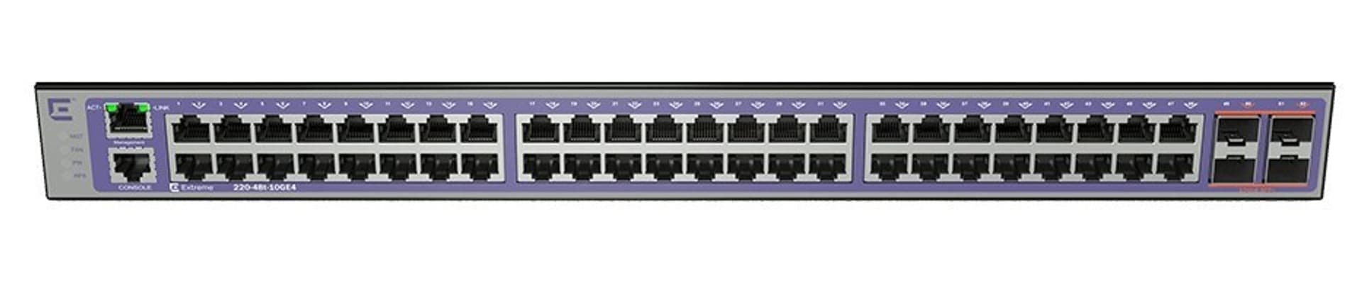 

Extreme Networks 220-48T-10GE4/10/100/1000BASE-T 4 10GBE IN