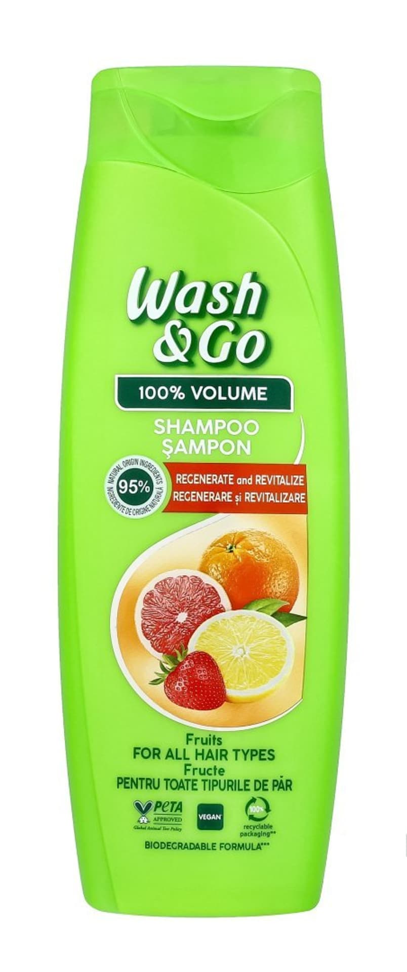 

Wash&Go Fruits Szampon regenerujący i rewitalizujący 360ml