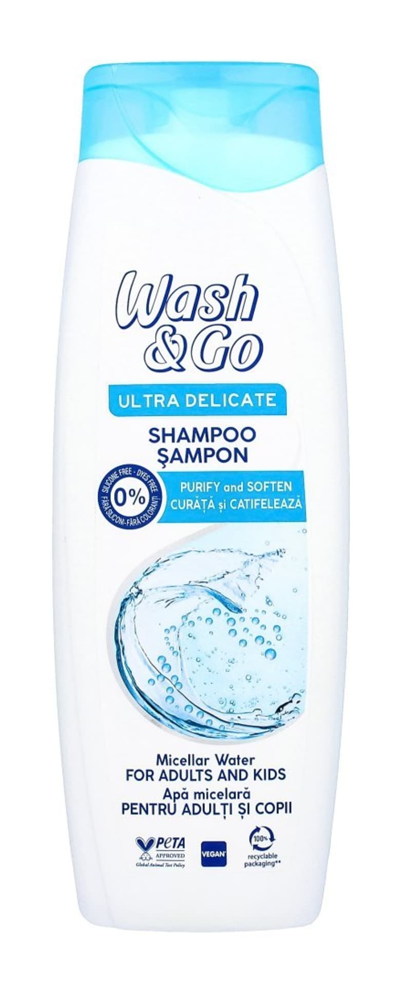 

Wash&Go Micellar Water Szampon dla dorosłych i dzieci 360ml