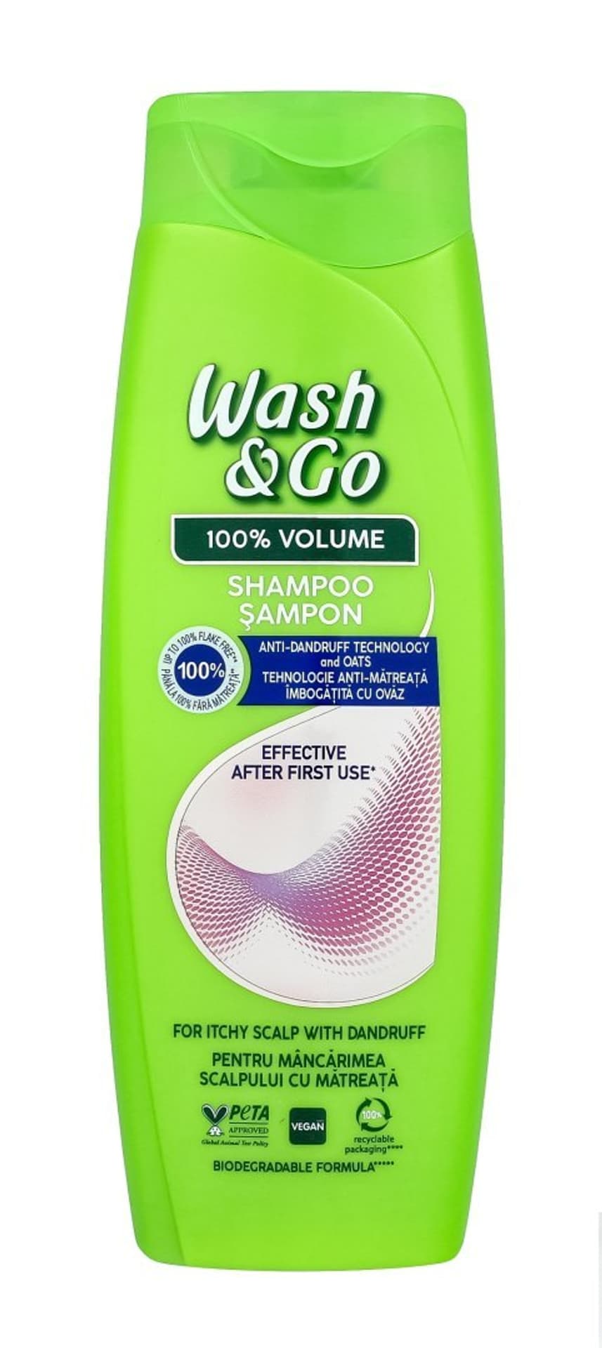

Wash&Go Sensitive Szampon zwiększający objętość, przeciwłupieżowy 360ml