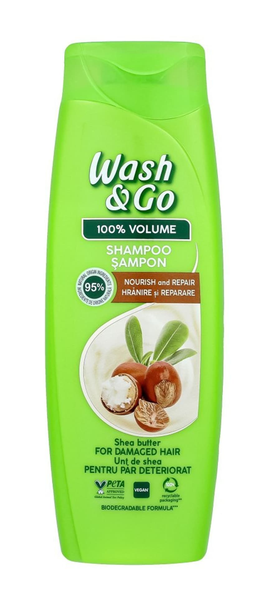 

Wash&Go Shea Butter Szampon do włosów zniszczonych 360ml