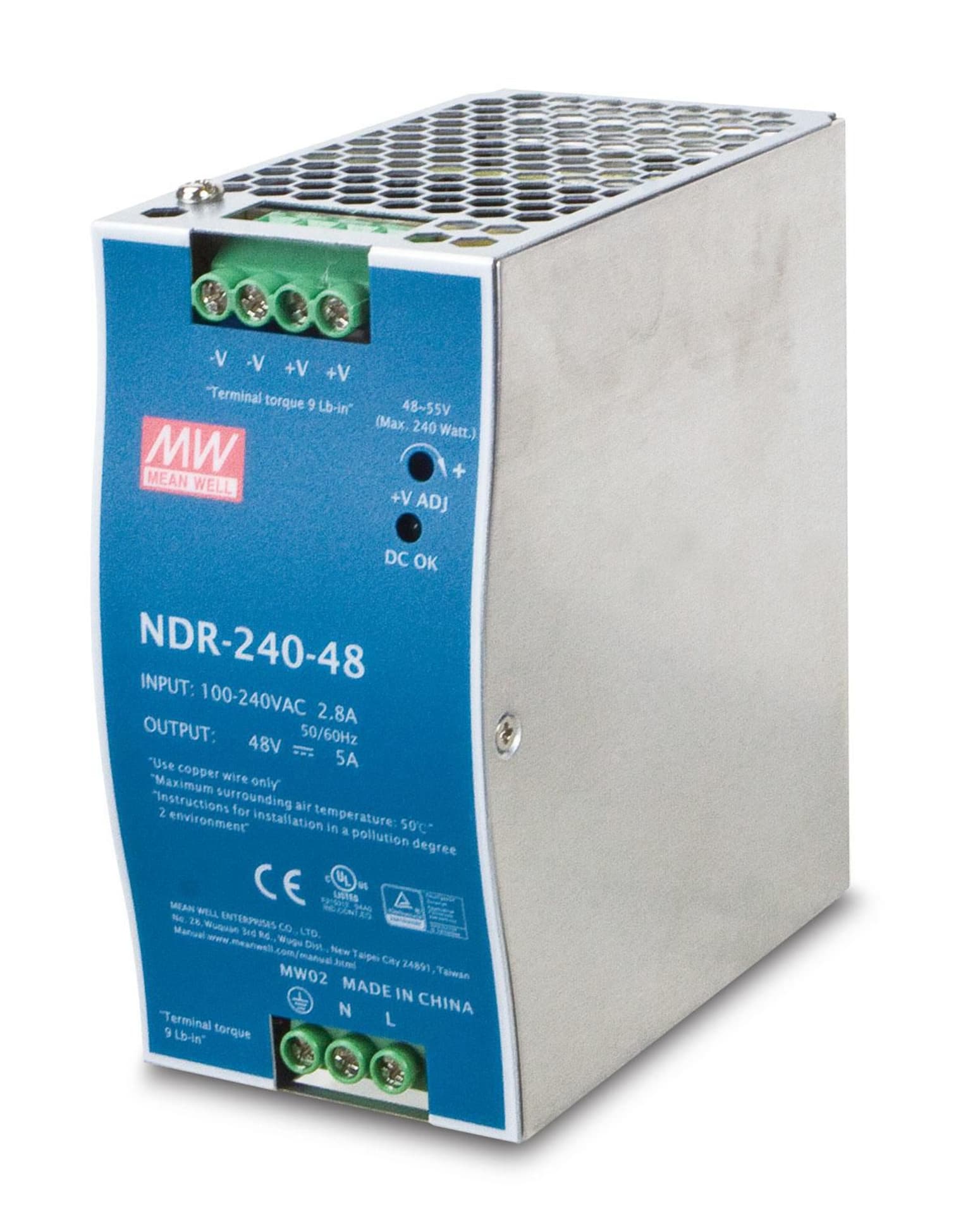 

Planet 48V, 240W Din-Rail Power