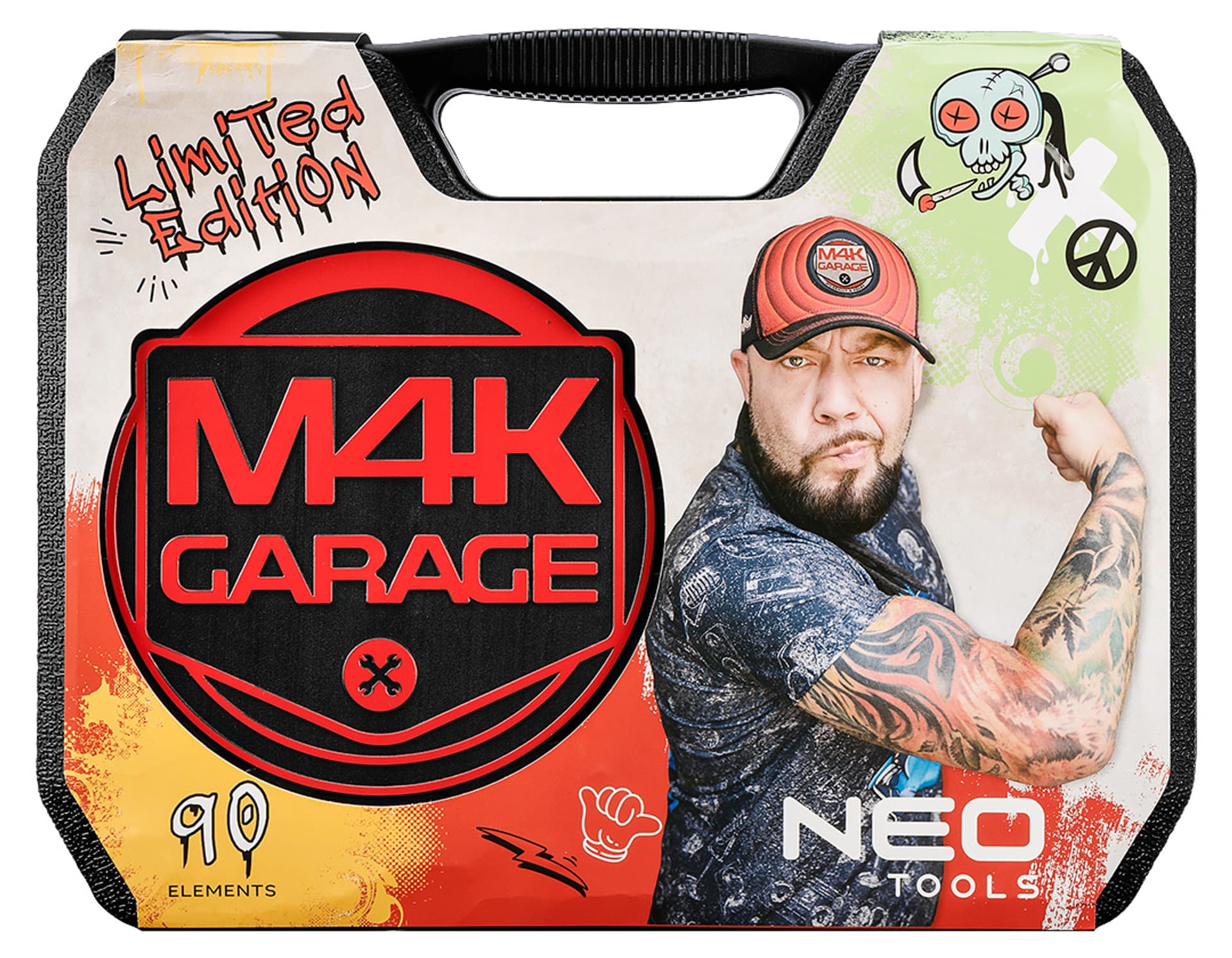 

Zestaw narzędzi M4K Garage, 90 elementów