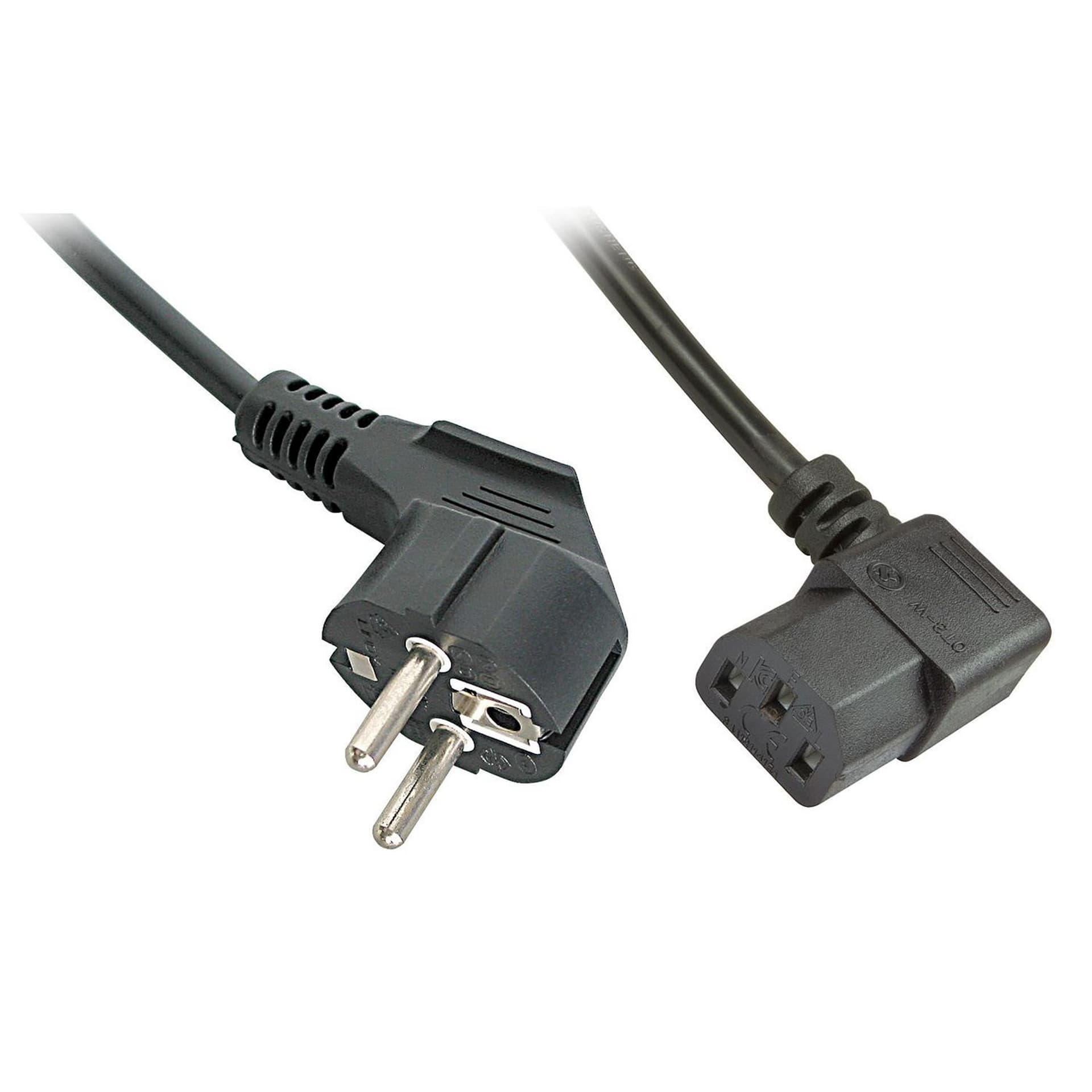 

Lindy 2m Schuko to C13 Angled Mains