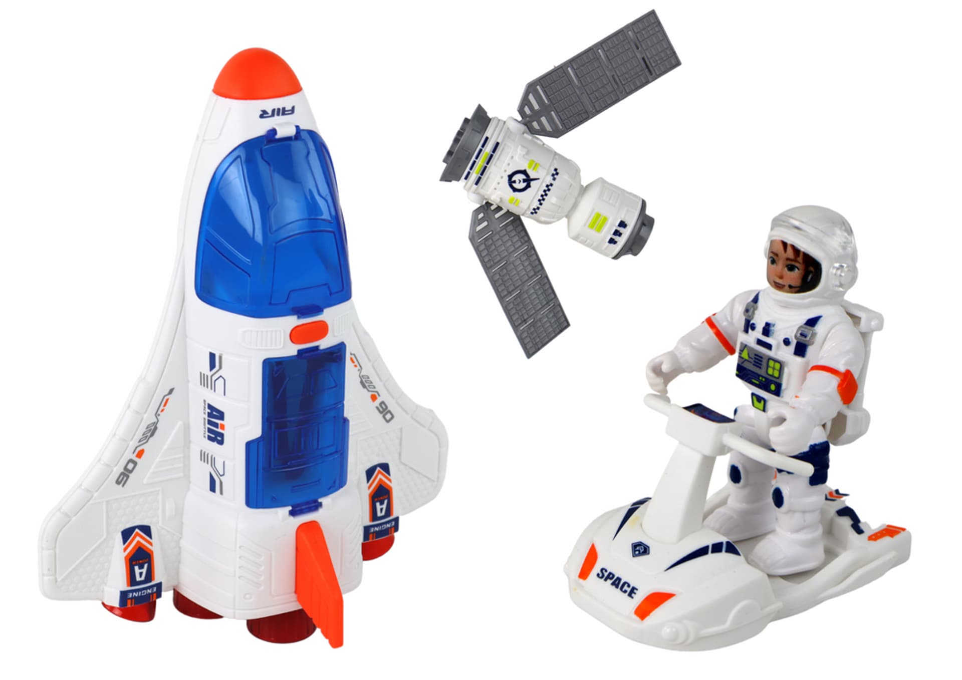 

Zestaw Misja Kosmiczna Rakieta Kosmos Statki Space Pojazdy 7 ele