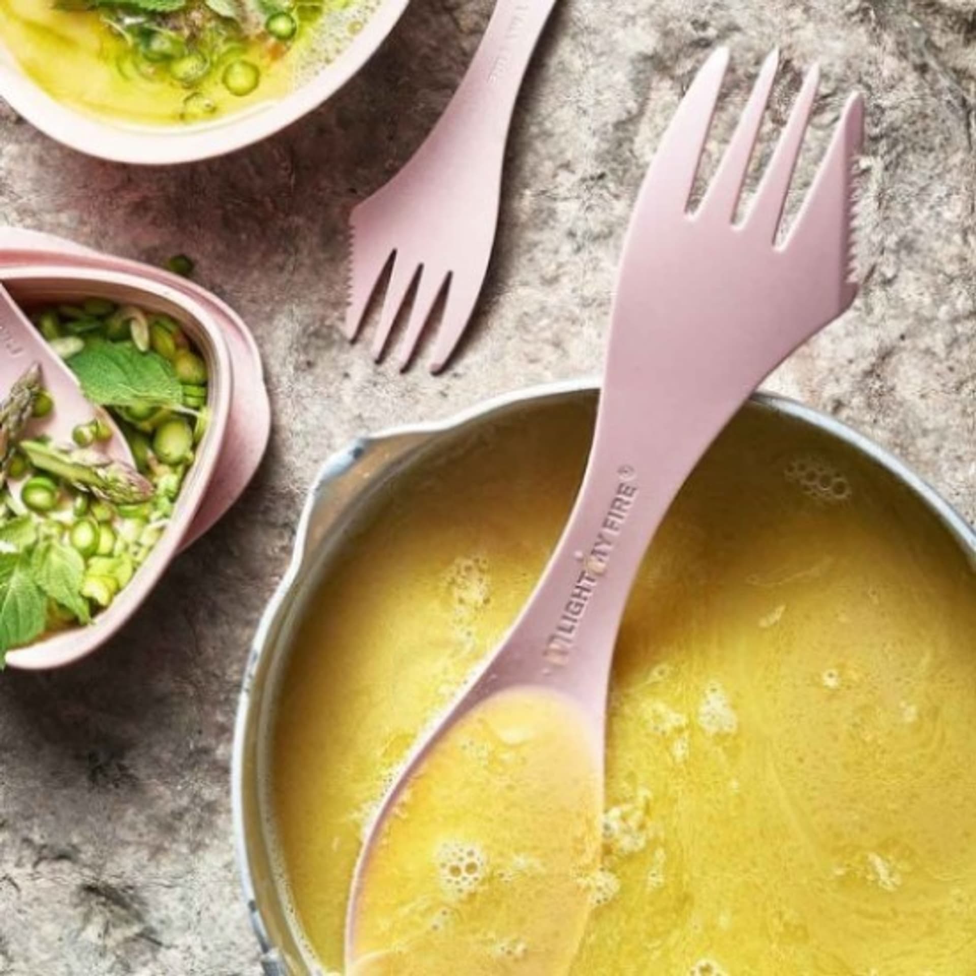 

Niezbędnik LMF Spork O Bio dusty pink