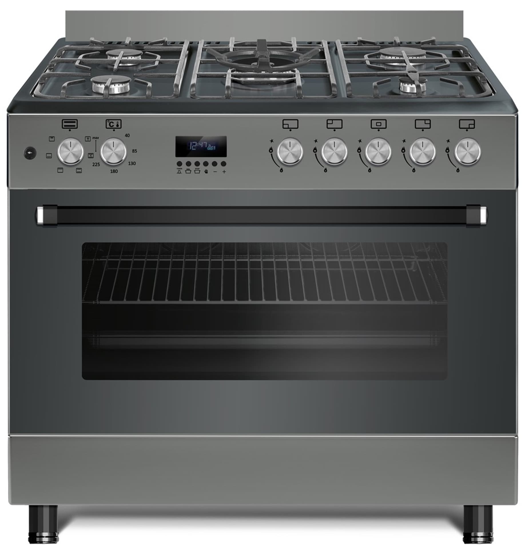 

Kuchnia gastronomiczna Ravanson KWGE-90 Master Chef Grey