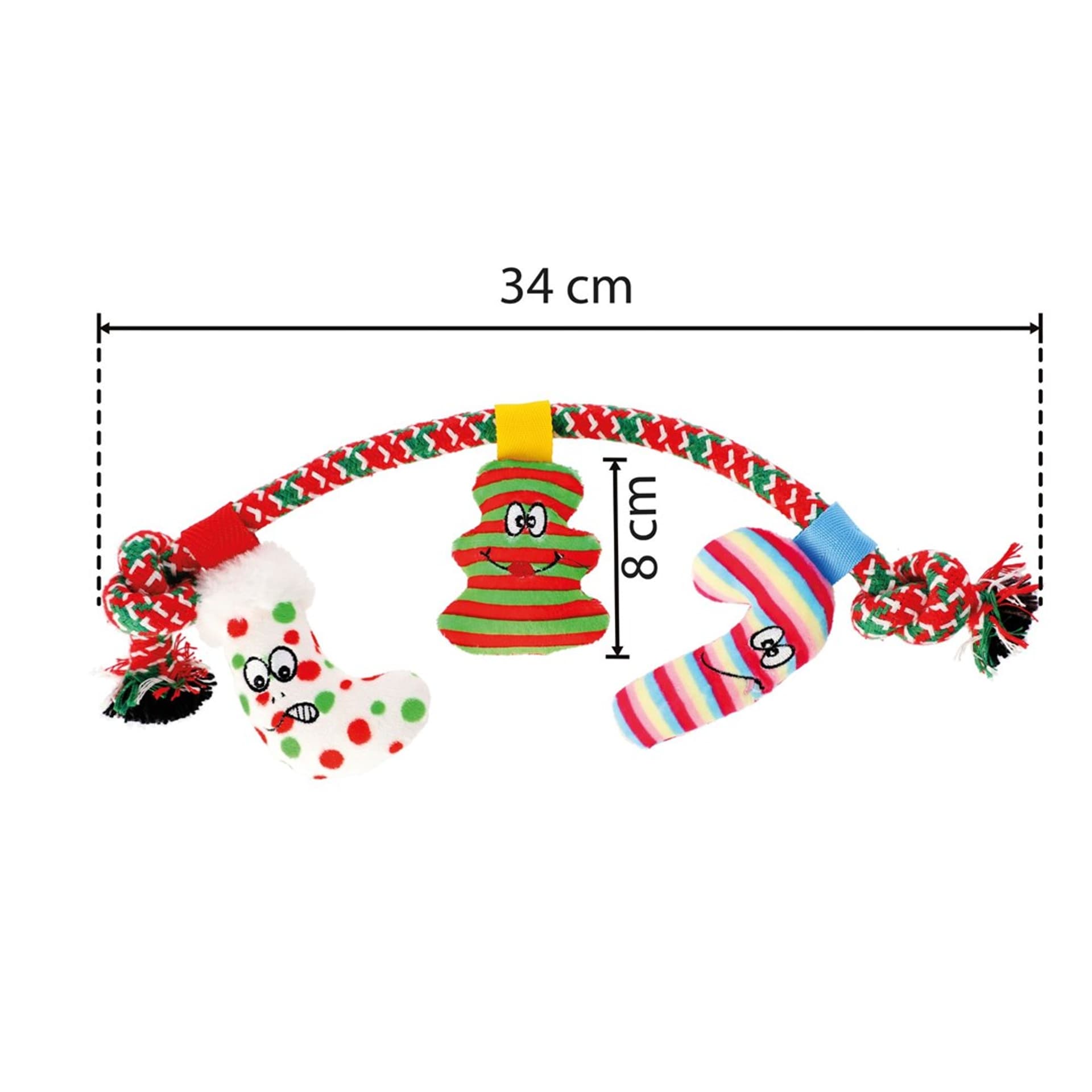 

DINGO Zabawka dla psa Pluszowa - SZNUR MAGIC MOMENTS 34cm