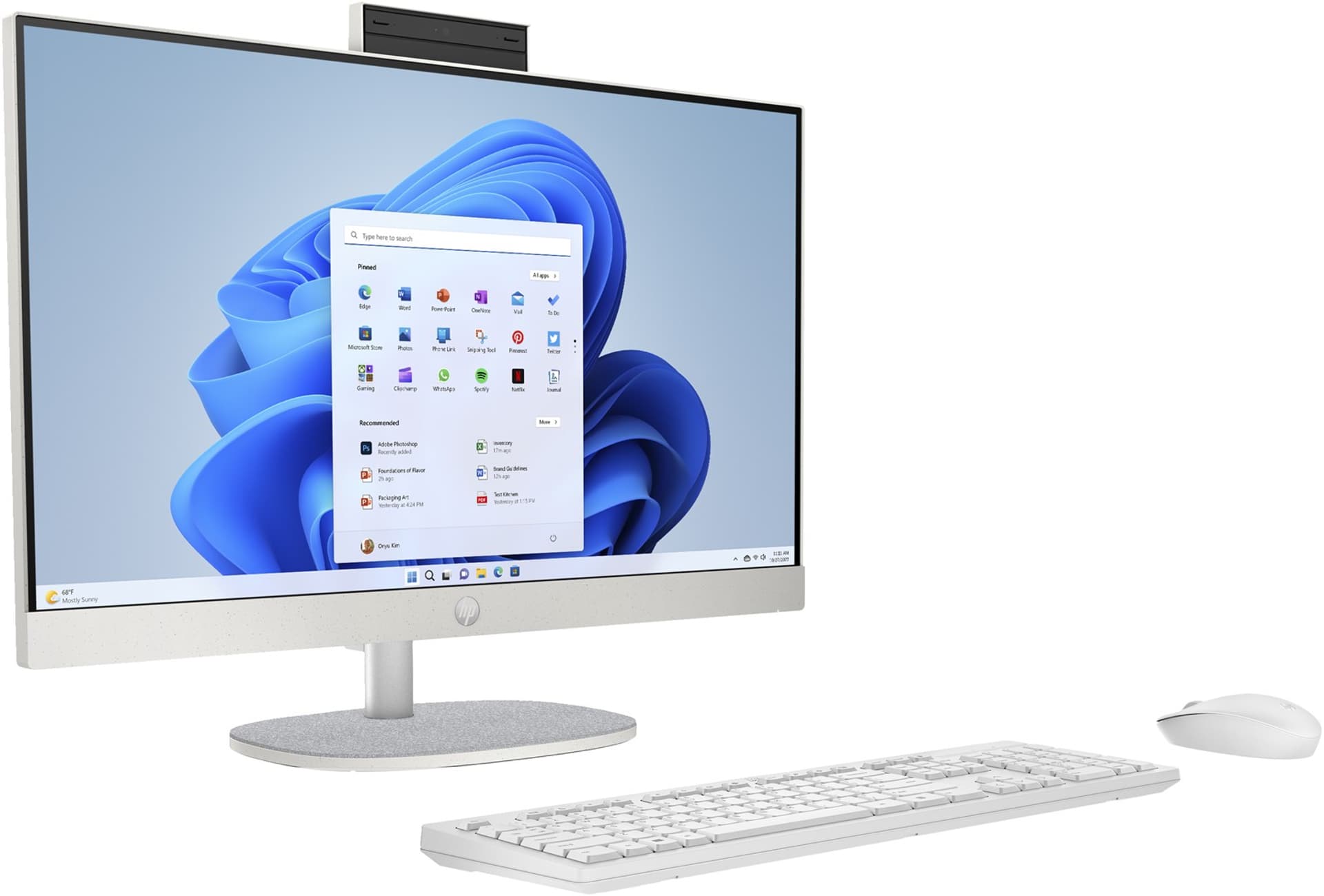 

HP AiO 24-cr0013nw i3-1315U 23,8"FHD AG IPS 8GB_3200MHz SSD512 UHD64EUs Win11 2Y Shell White