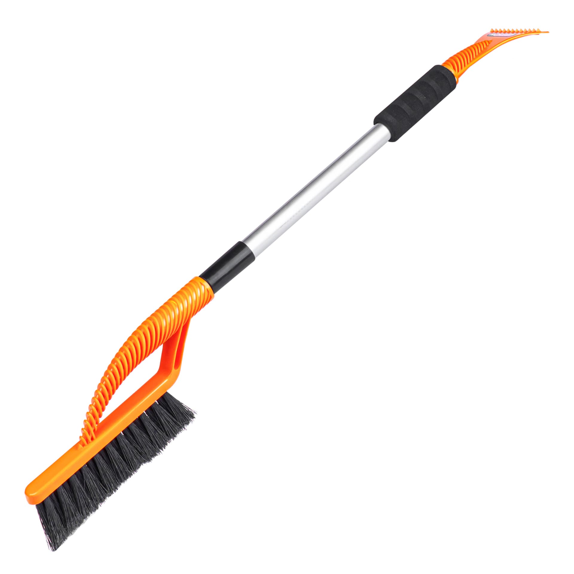 

Szczotka zmiotka skrobaczka do szyb śniegu lodu z uchwytem softgrip teleskopowa 84-118 cm