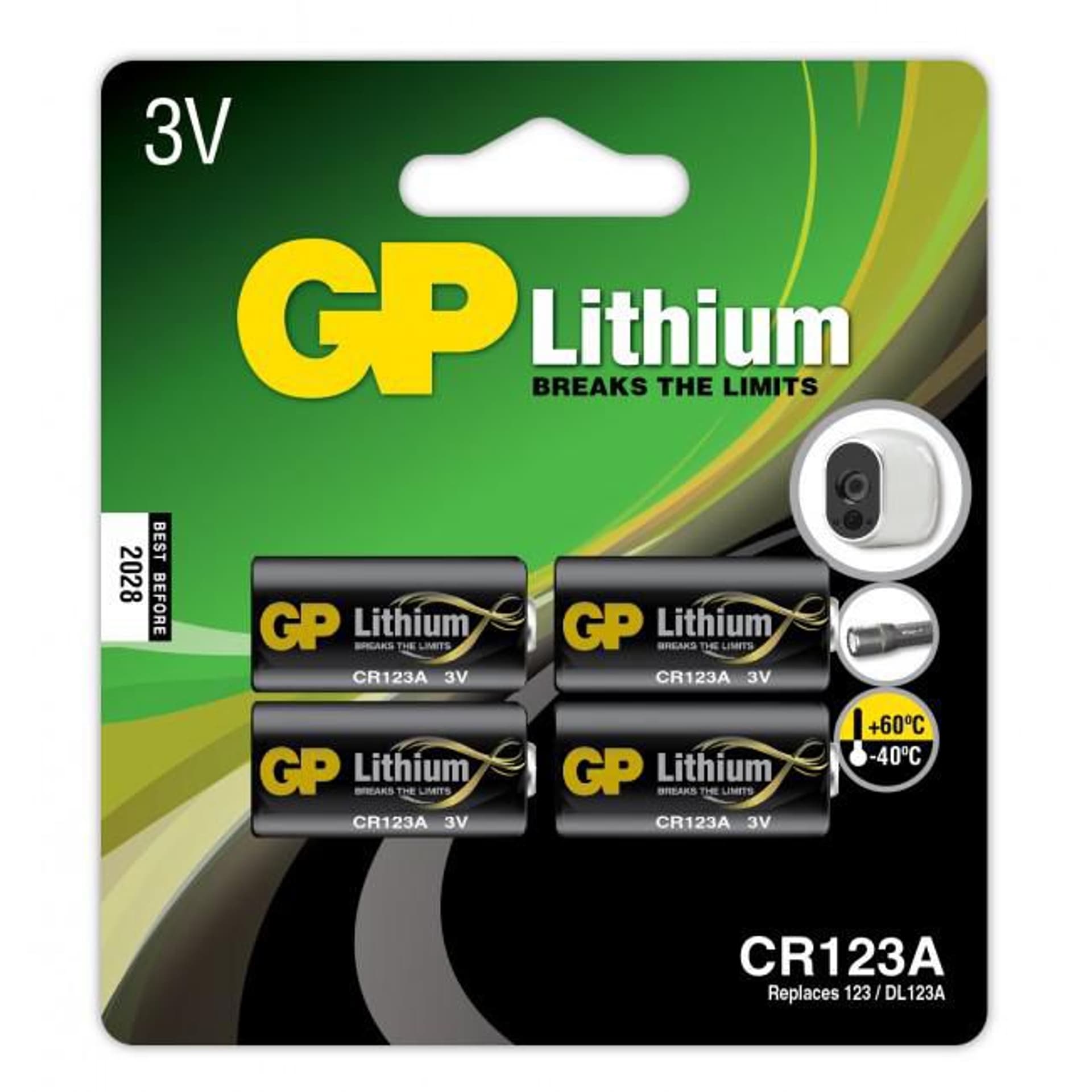 

GP Batteries LITHIUM BATTERY CR123A
