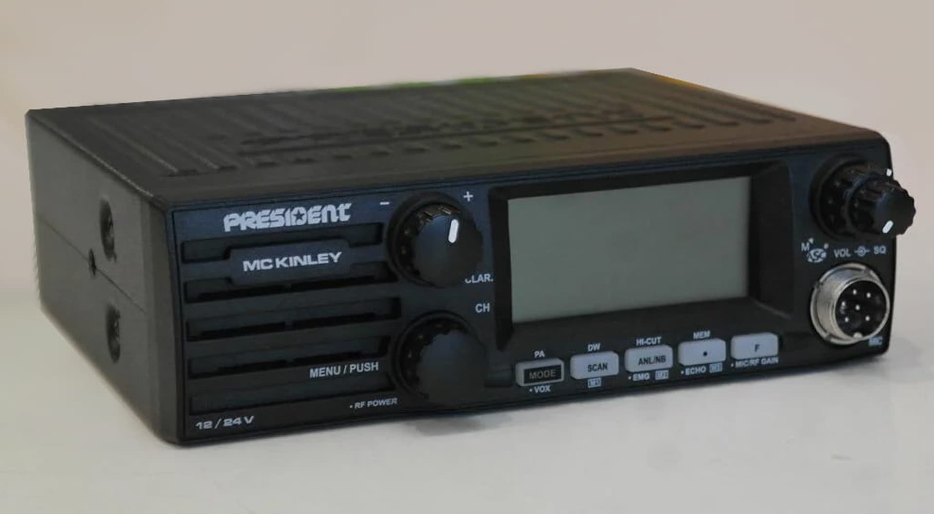 thumbnail image 2 of President Thomas FCC CB Radio – AM/FM, 40 Channel, 7-Color LCD, 12/24V Mobile 2 of 2