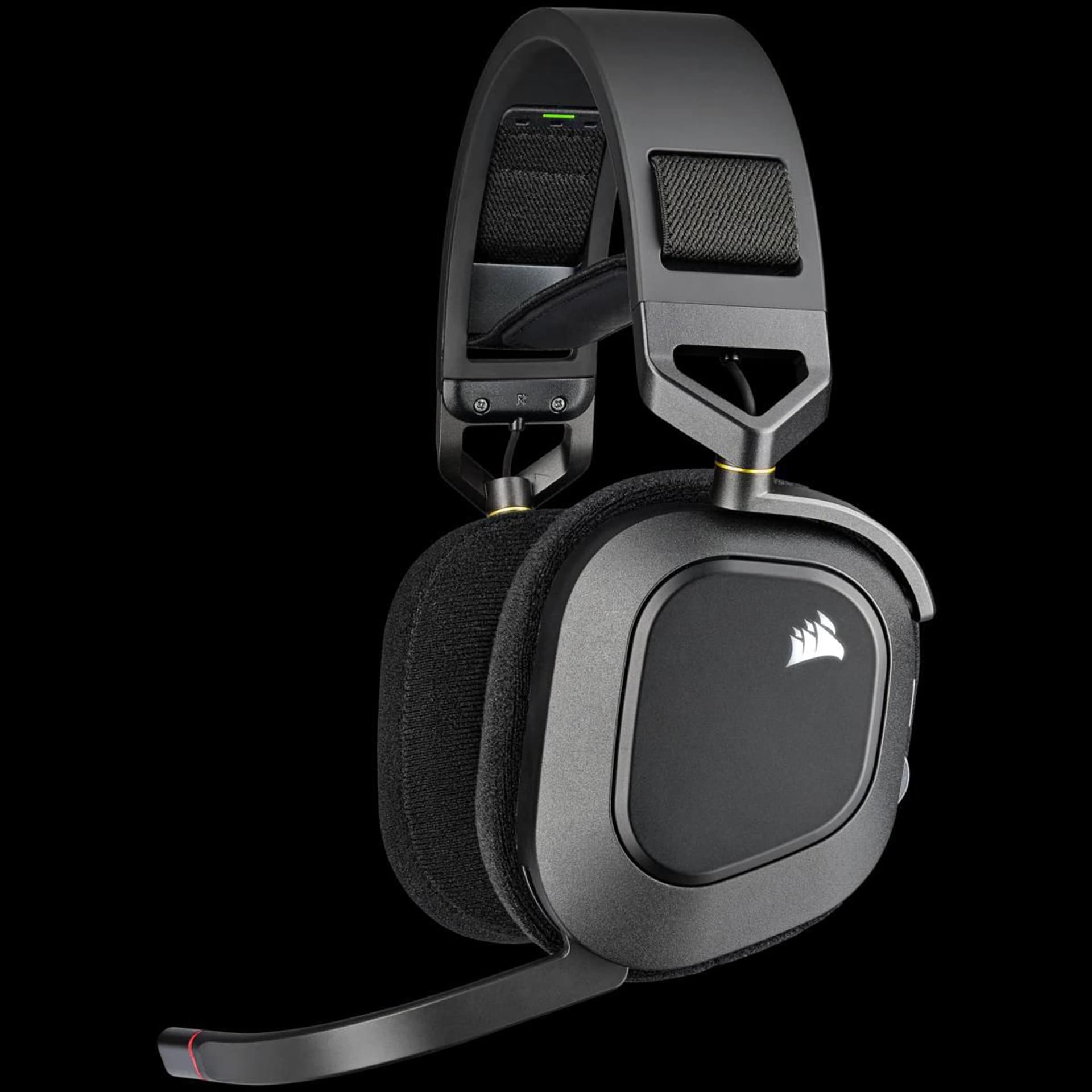 

Corsair Gaming Headset HS80 RGB WIRELESS Built-in microphone, Carbon, Over-Ear