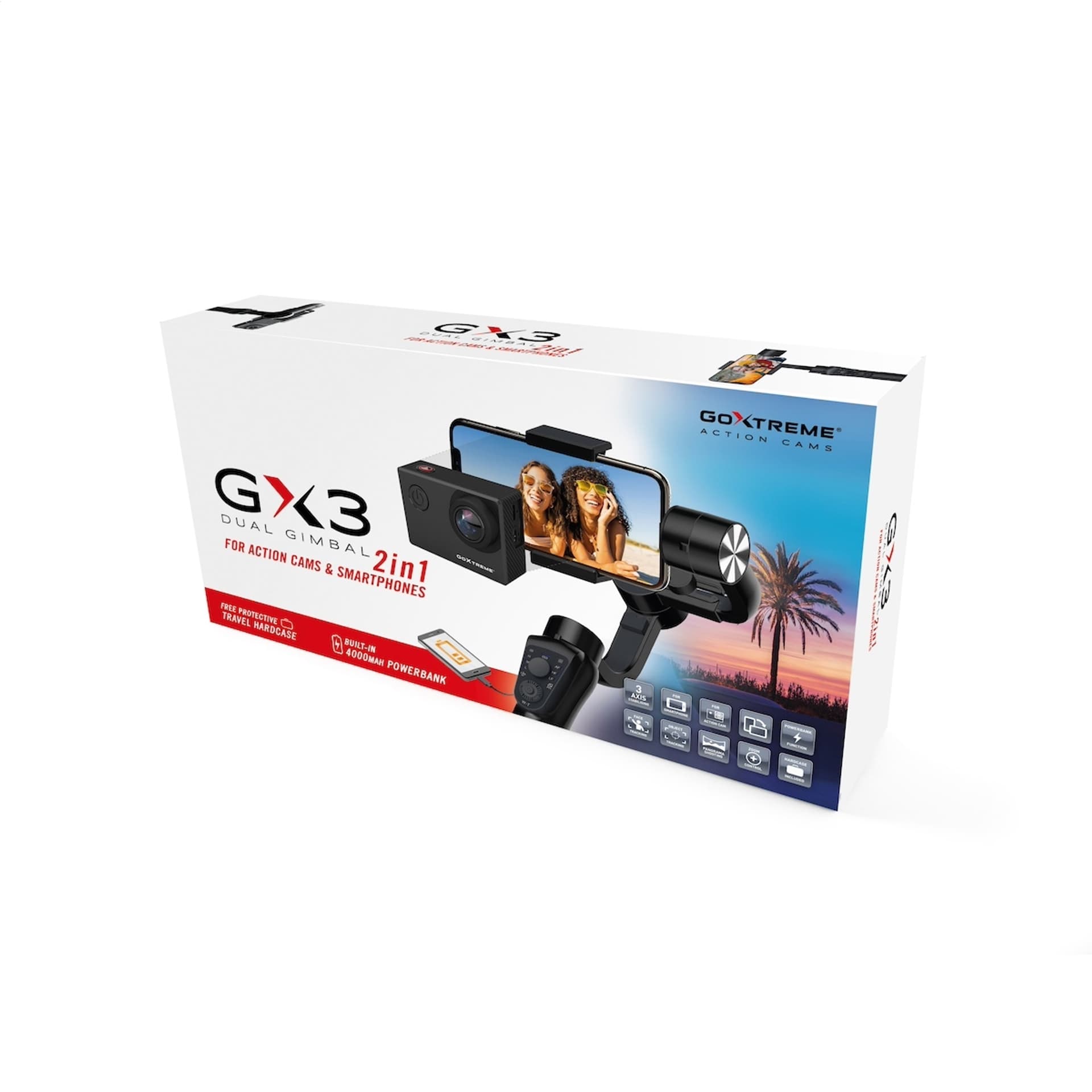 

Easypix GoXtreme Gimbal GX3 3Axis Smartphone and Action Cam 55243