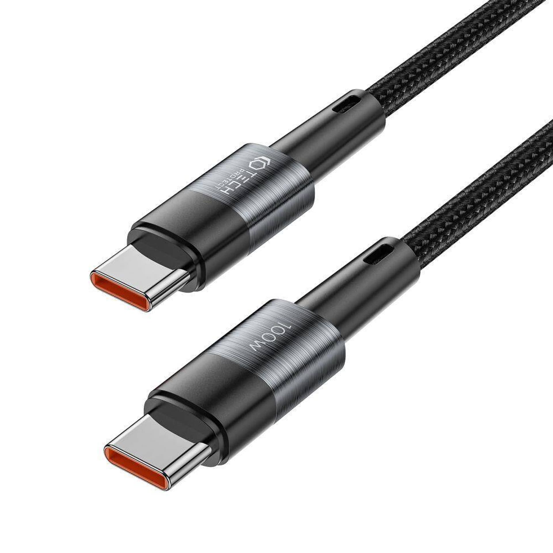 

Kabel 5A PD100W 0,25m USB-C - USB-C Tech-Protect Ultraboost szary