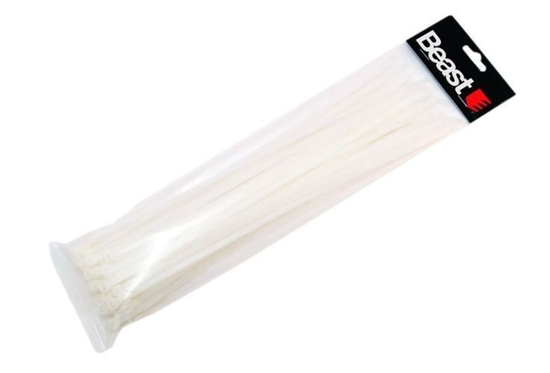 

OPASKI ZACISKOWE NYLONOWE BIAŁE 300x4,7 mm 50 SZTUK