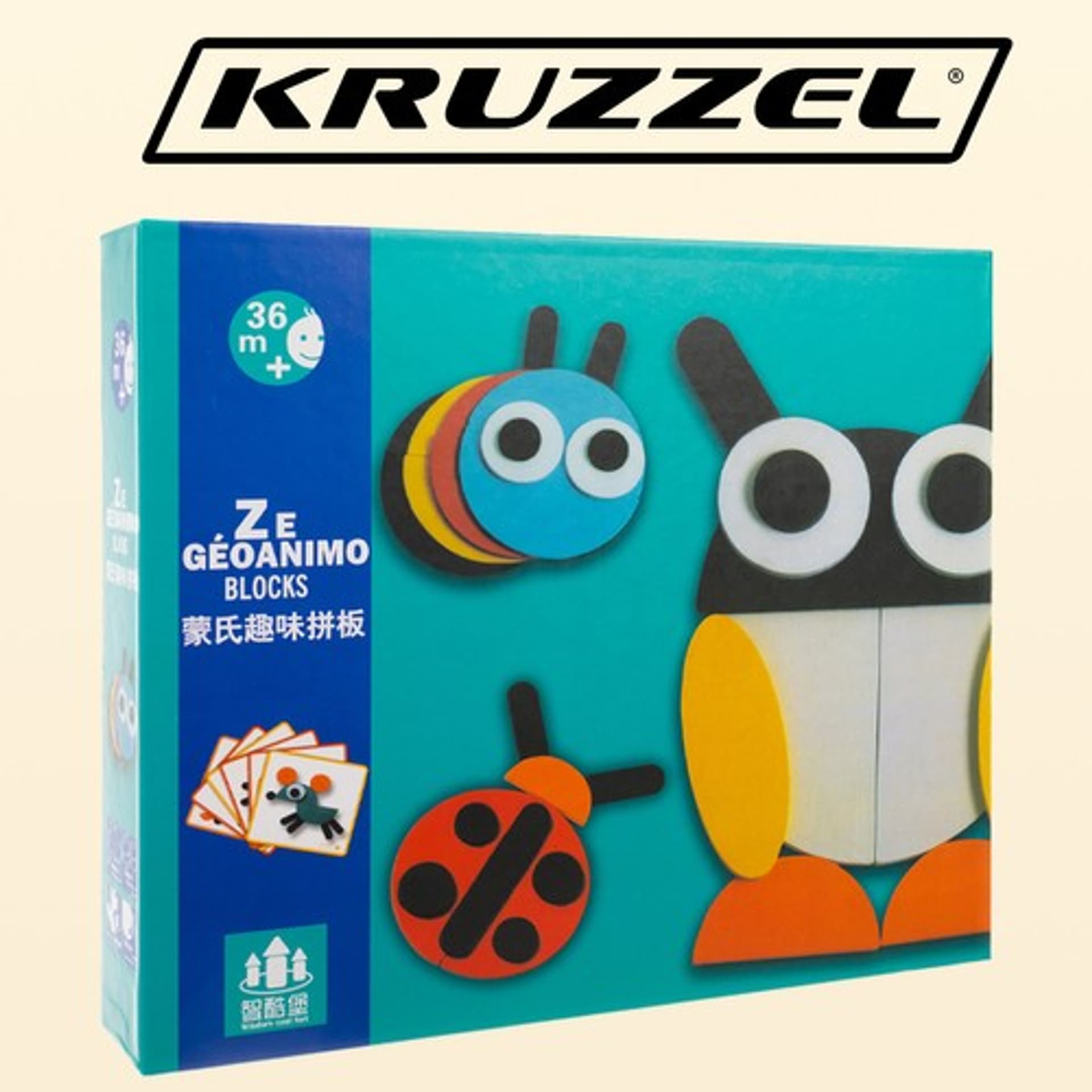 

Układanka drewniana- puzzle Kruzzel 22426
