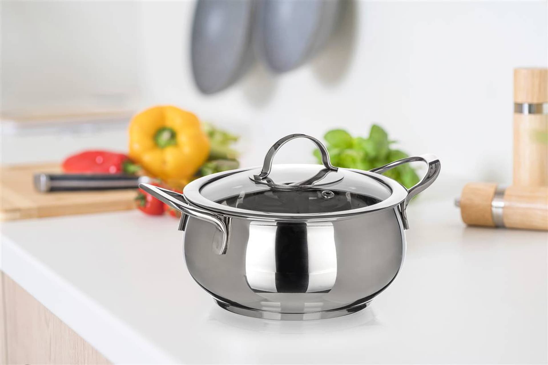 

MINI GARNEK 14cm Z POKRYWĄ BANQUET PICCOLO BELLY 1,2L