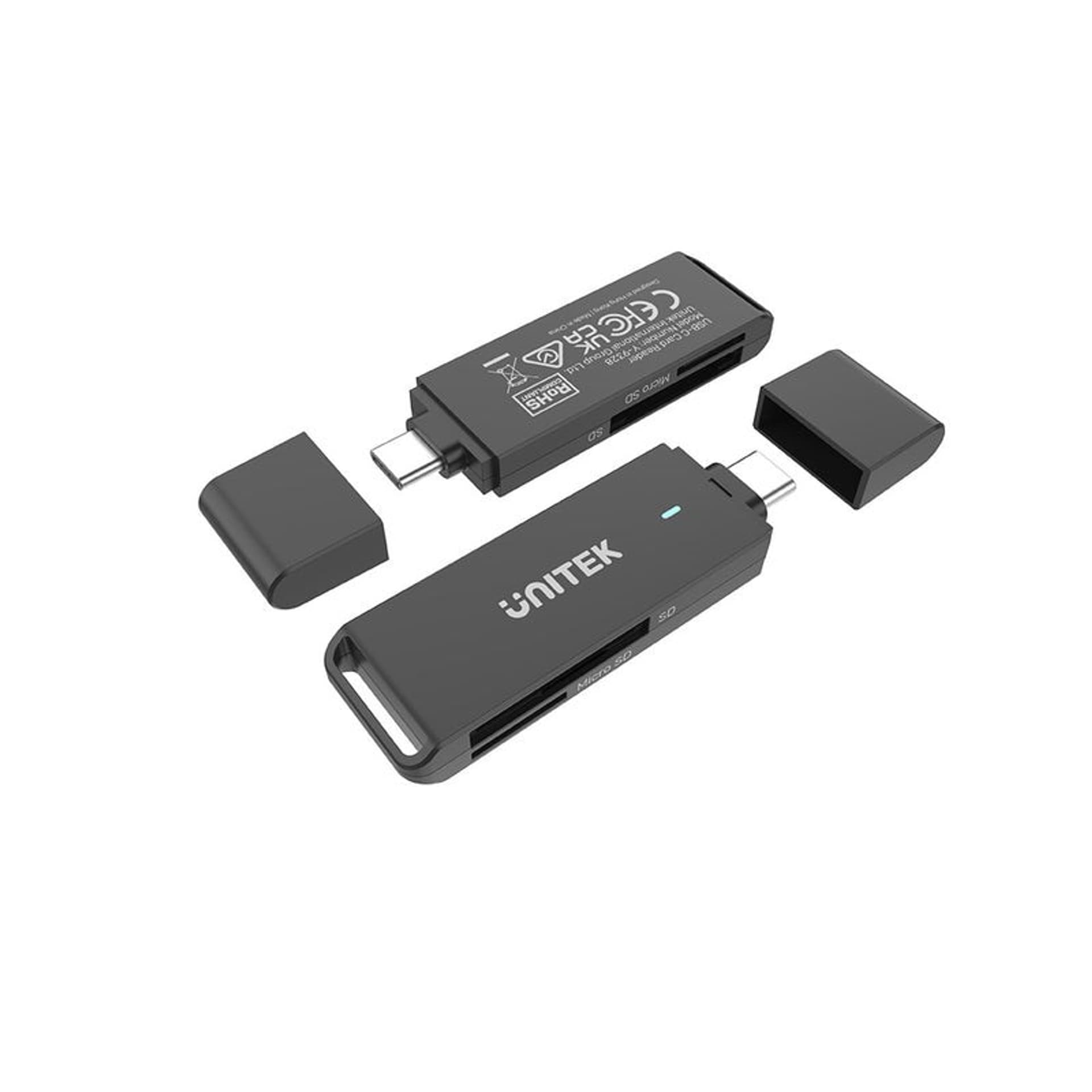 

UNITEK CZYTNIK KART USB-C SD I MICROSD, Y-9328