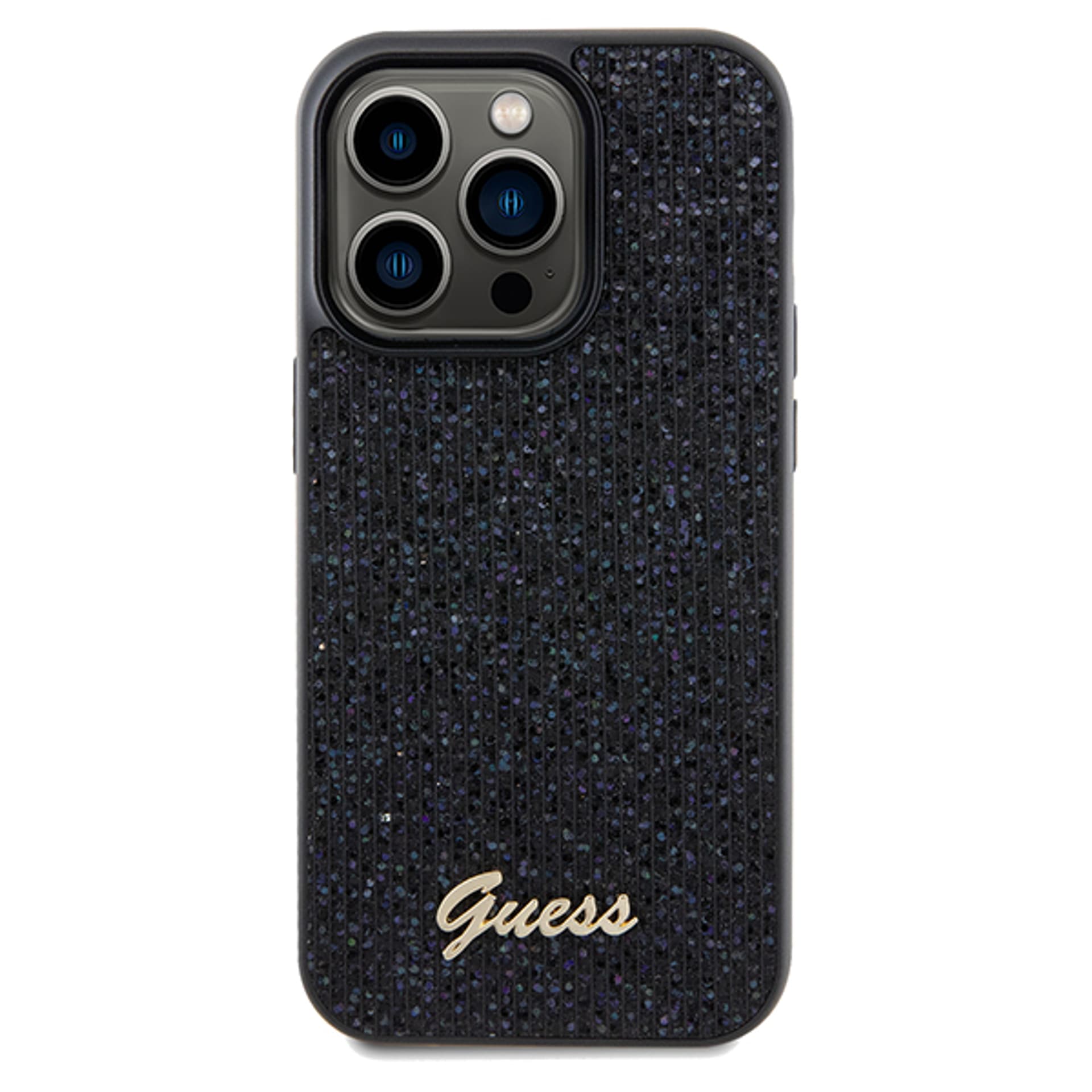 

Guess GUHCP12MPMSDGSK iPhone 12/12 Pro 6.1" czarny/black hardcase Disco Metal Script