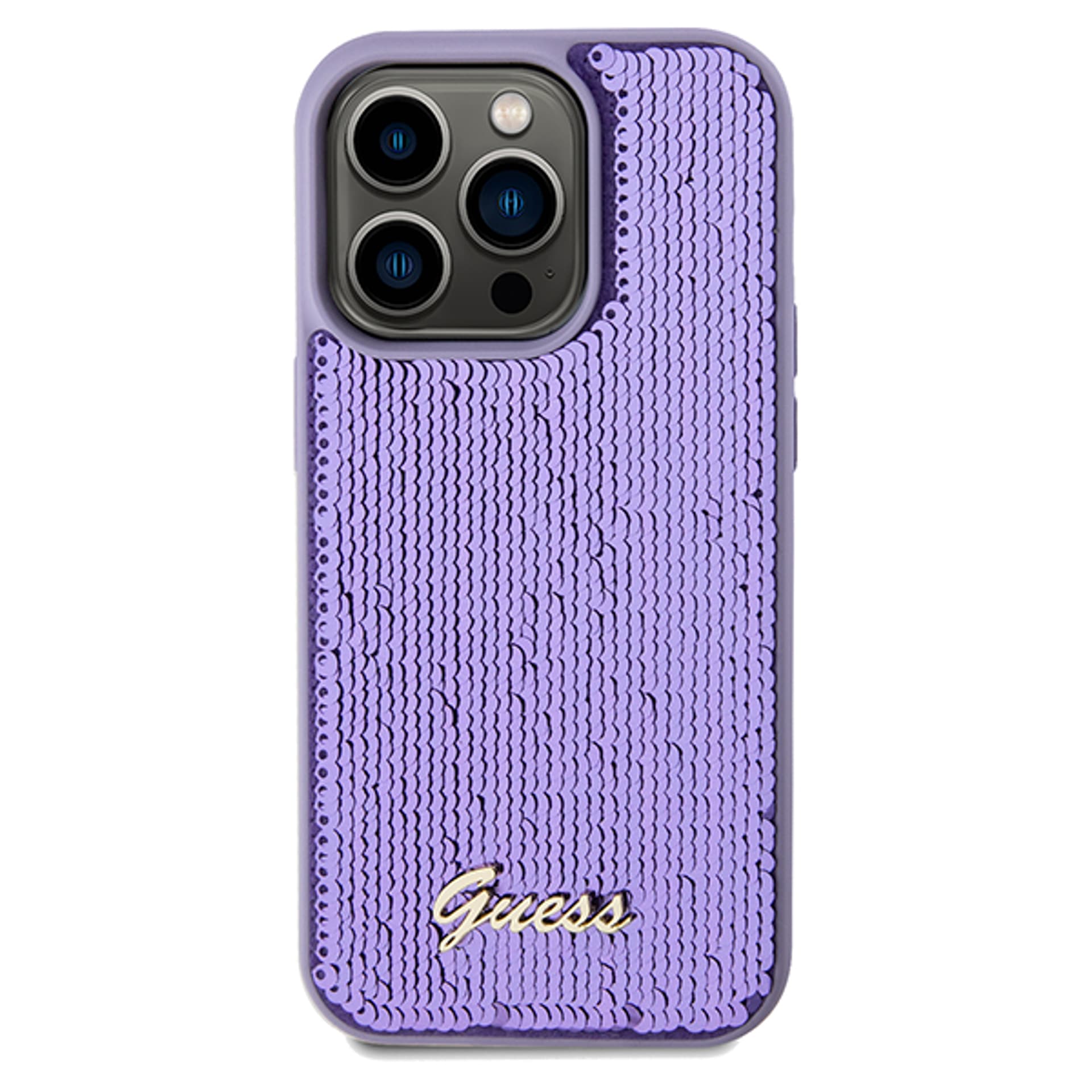 

Guess GUHCN61PSFDGSU iPhone 11 / Xr 6.1" fioletowy/purple hardcase Sequin Script Metal