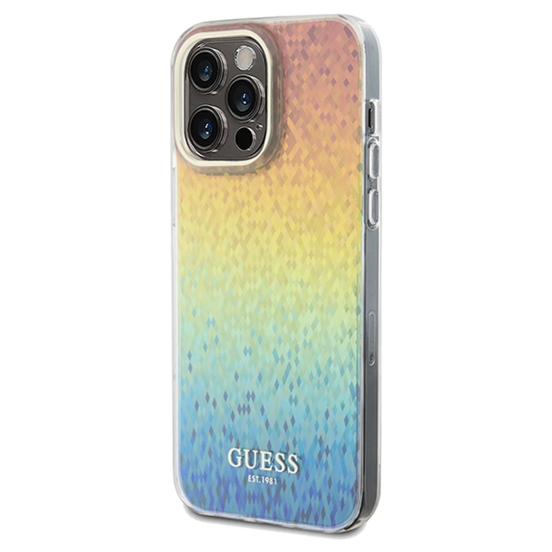 

Guess GUHCP13XHDECMI iPhone 13 Pro Max 6.7" wielokolorowy hardcase IML Faceted Mirror Disco Iridescent