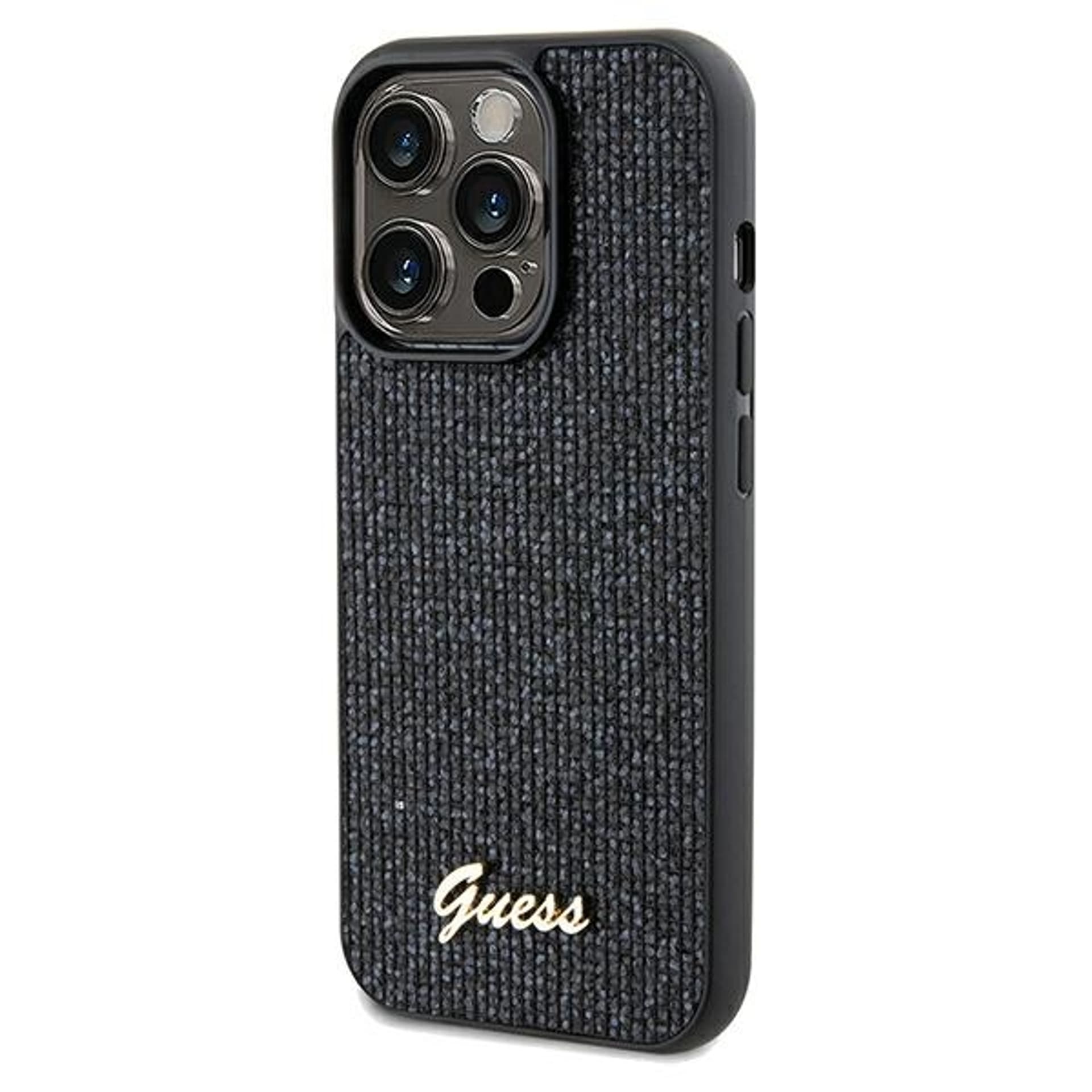 

Guess GUHCP13XPMSDGSK iPhone 13 Pro Max 6.7" czarny/black hardcase Disco Metal Script