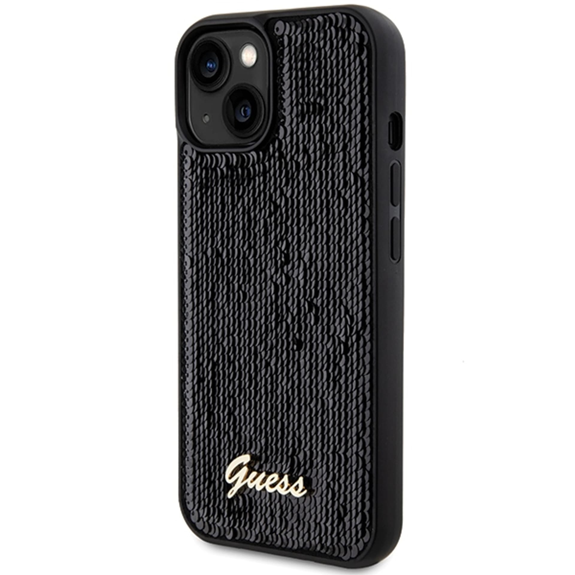 

Guess GUHCP14SPSFDGSK iPhone 14 / 15 / 13 6.1" czarny/black hardcase Sequin Script Metal