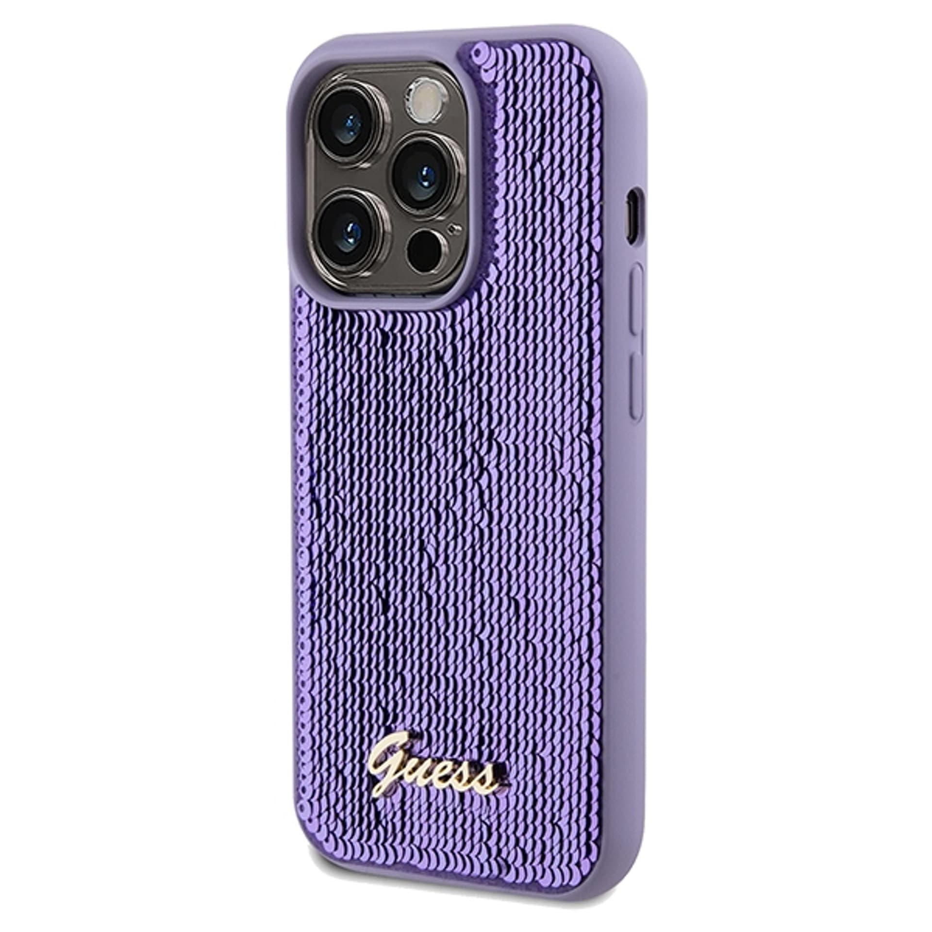 

Guess GUHCP14XPSFDGSU iPhone 14 Pro Max 6.7" fioletowy/purple hardcase Sequin Script Metal