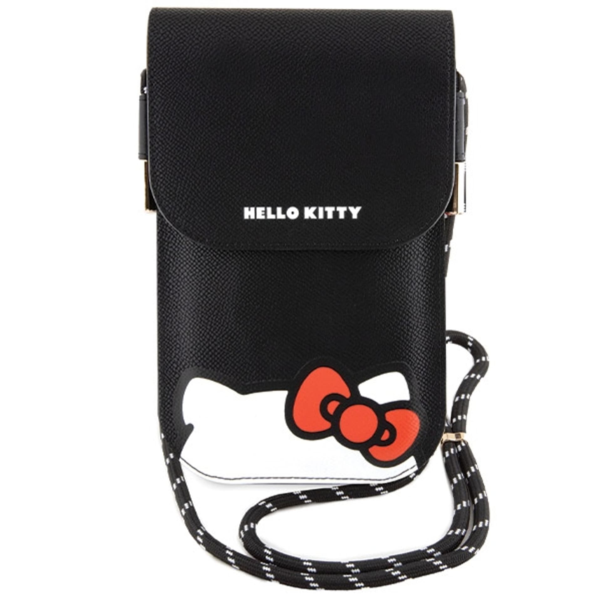 

Hello Kitty Torebka HKOWBPSCKEK czarny/black Leather Hiding Kitty Cord