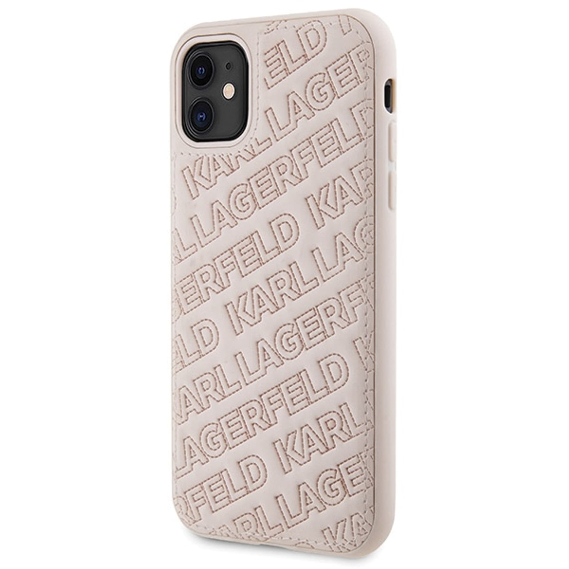 

Karl Lagerfeld KLHCN61PQKPMP iPhone 11 / Xr 6.1" różowy/pink hardcase Quilted K Pattern